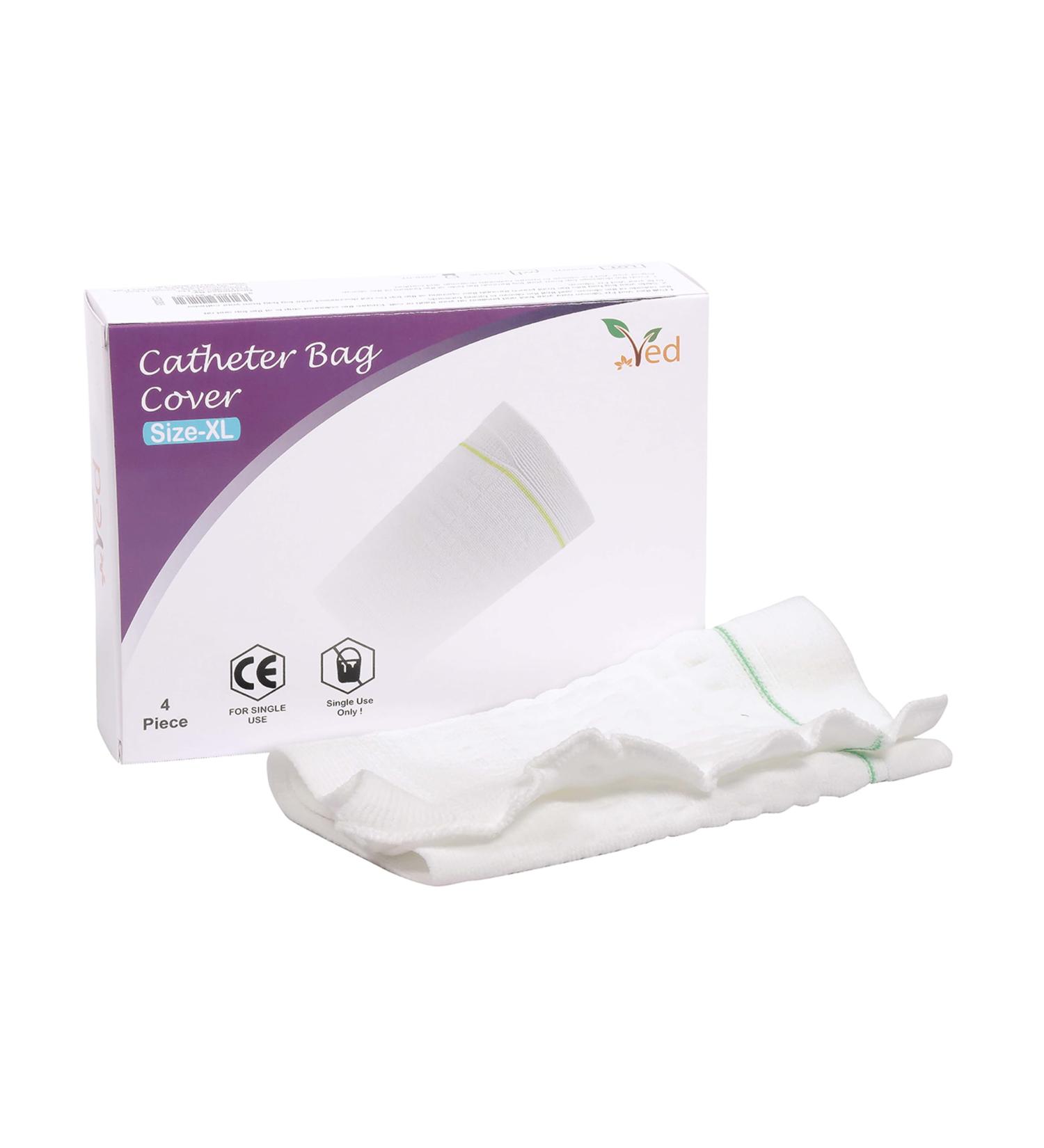 Buy Ved Sleeve Catheter Leg Bag Holder - Durable Washable Reusable XL | Pack of 4 for International Shipping - Buy Online on GoSupps.com