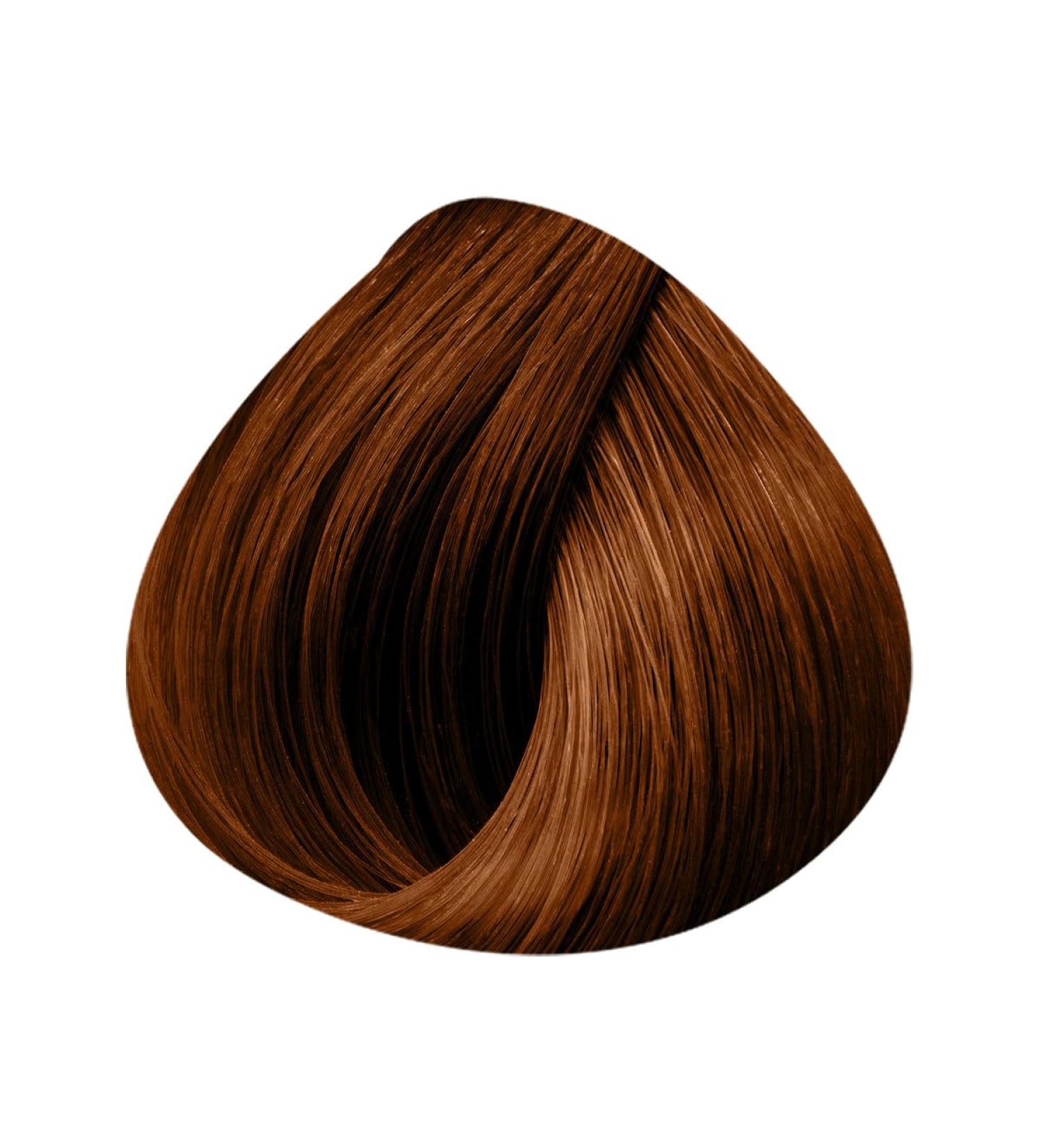 KIN Cosmetics Permanent Ammonia-Free Hair Color with 5 Oils 7.44: Medium Intense Copper Blonde - Buy Online on GoSupps.com