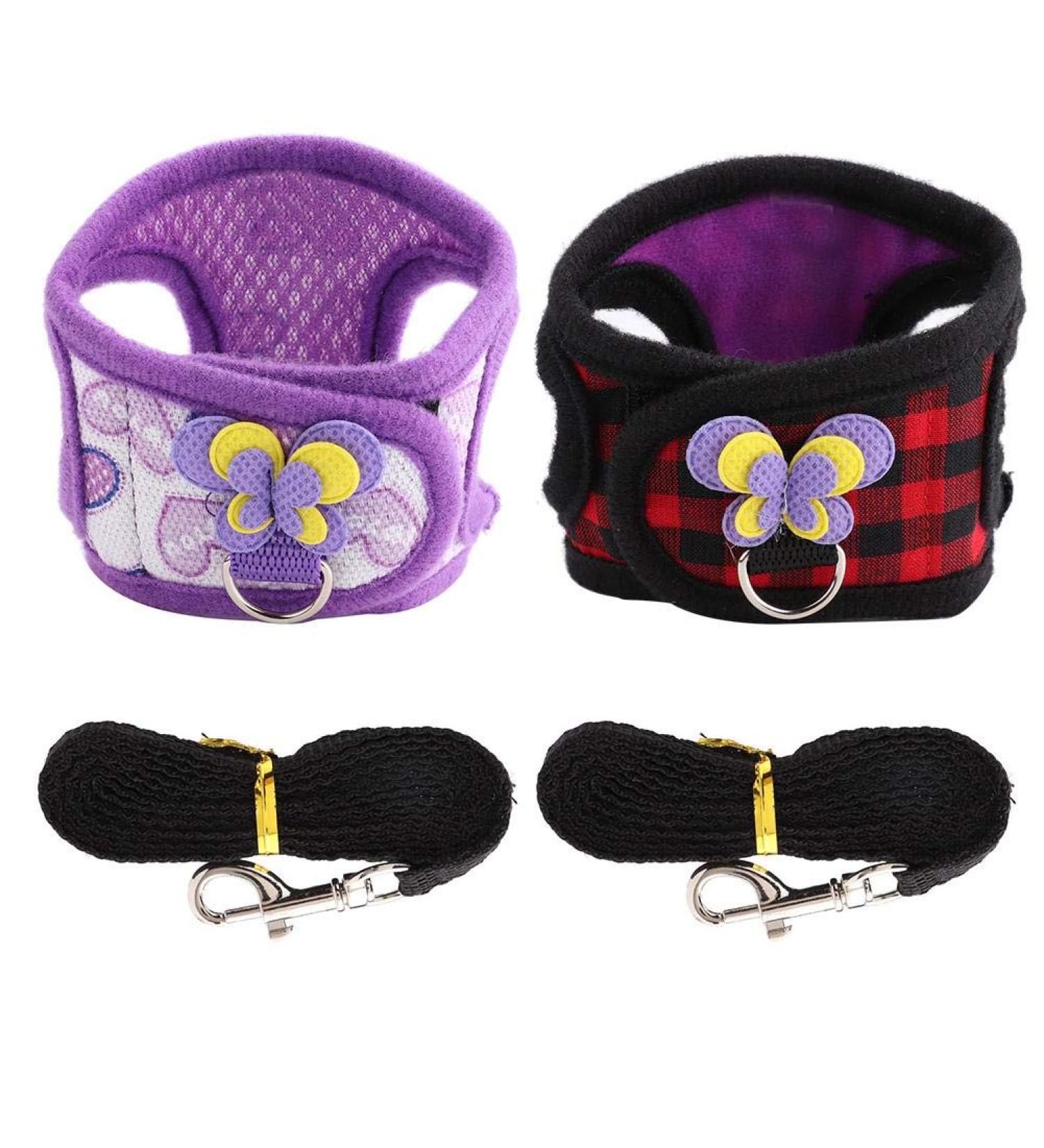 2 Pcs Chinchilla Harness and Leash Small Animals Guinea Pig Walking Harness Vest No Pull Soft Comfort Vest Harness for Hamster Squirrel Ferret and Similar Small Pets (S) - Buy Online on GoSupps.com