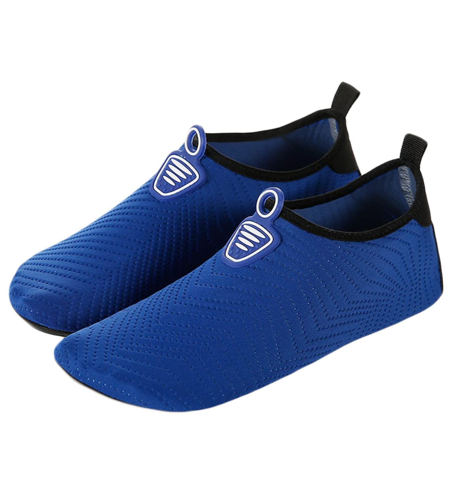 AUXDIQ Swimming Shoes for Men & Women | Aqua Surf Water Shoes Quick Drying Barefoot Beach Shoes - EU Size 41/42 - Blue - Buy Online on GoSupps.com