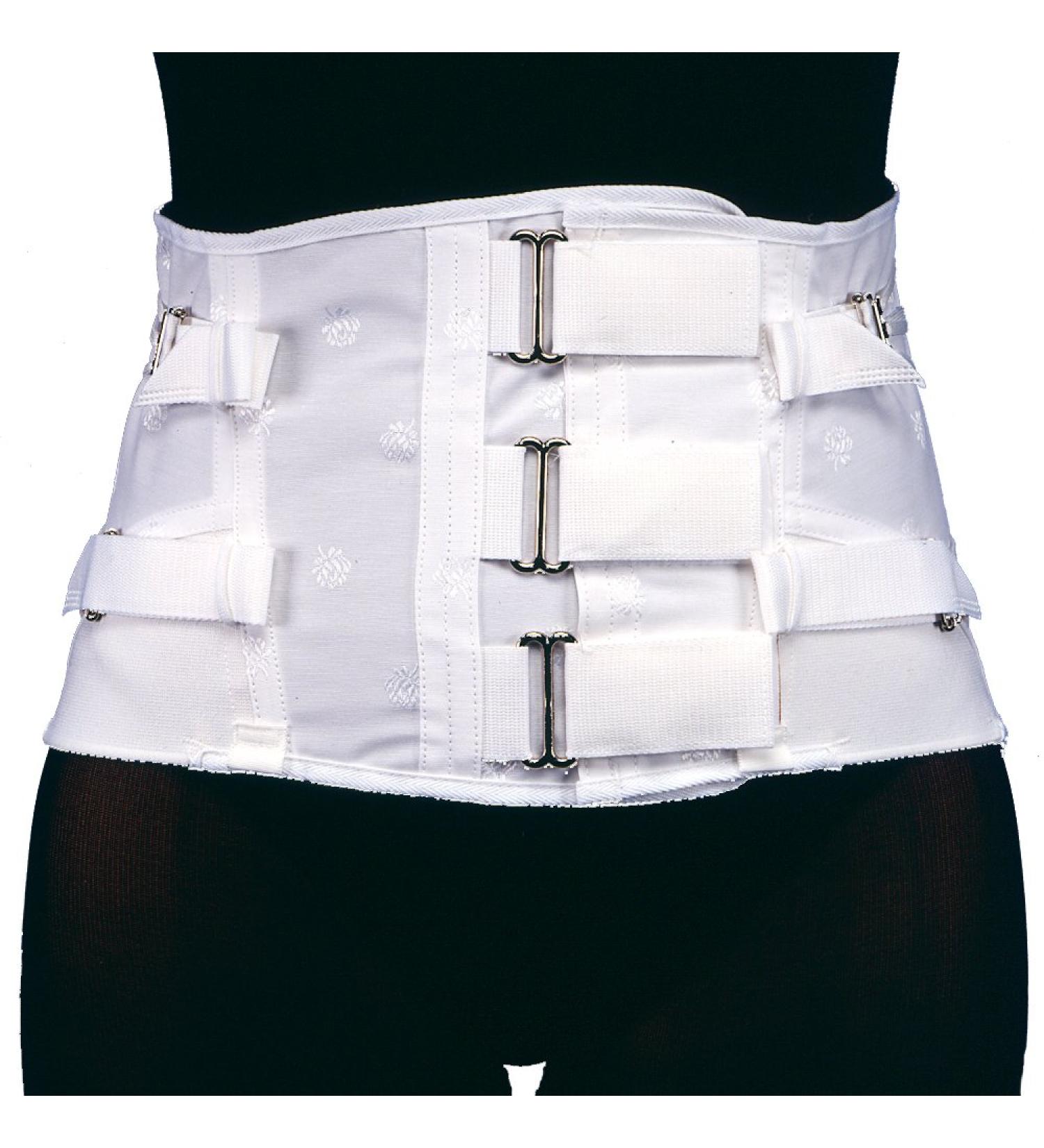 Buy Lumbosacral Support Brace for Spinal Disc Rehab | 2-Pull Side Hook-and-Loop Medium Short Length - 38 inch Hip | International Shipping Available - Buy Online on GoSupps.com