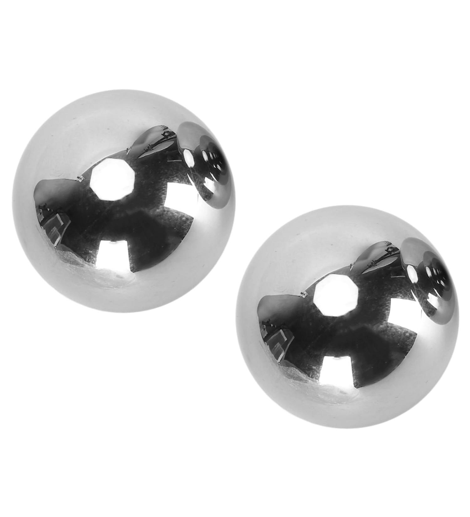 Handball Fitness Set - Stainless Steel Exercise Ball for Strength & Flexibility | Stress Relief | 3.5 cm Portable Joint Roller - Buy Online on GoSupps.com