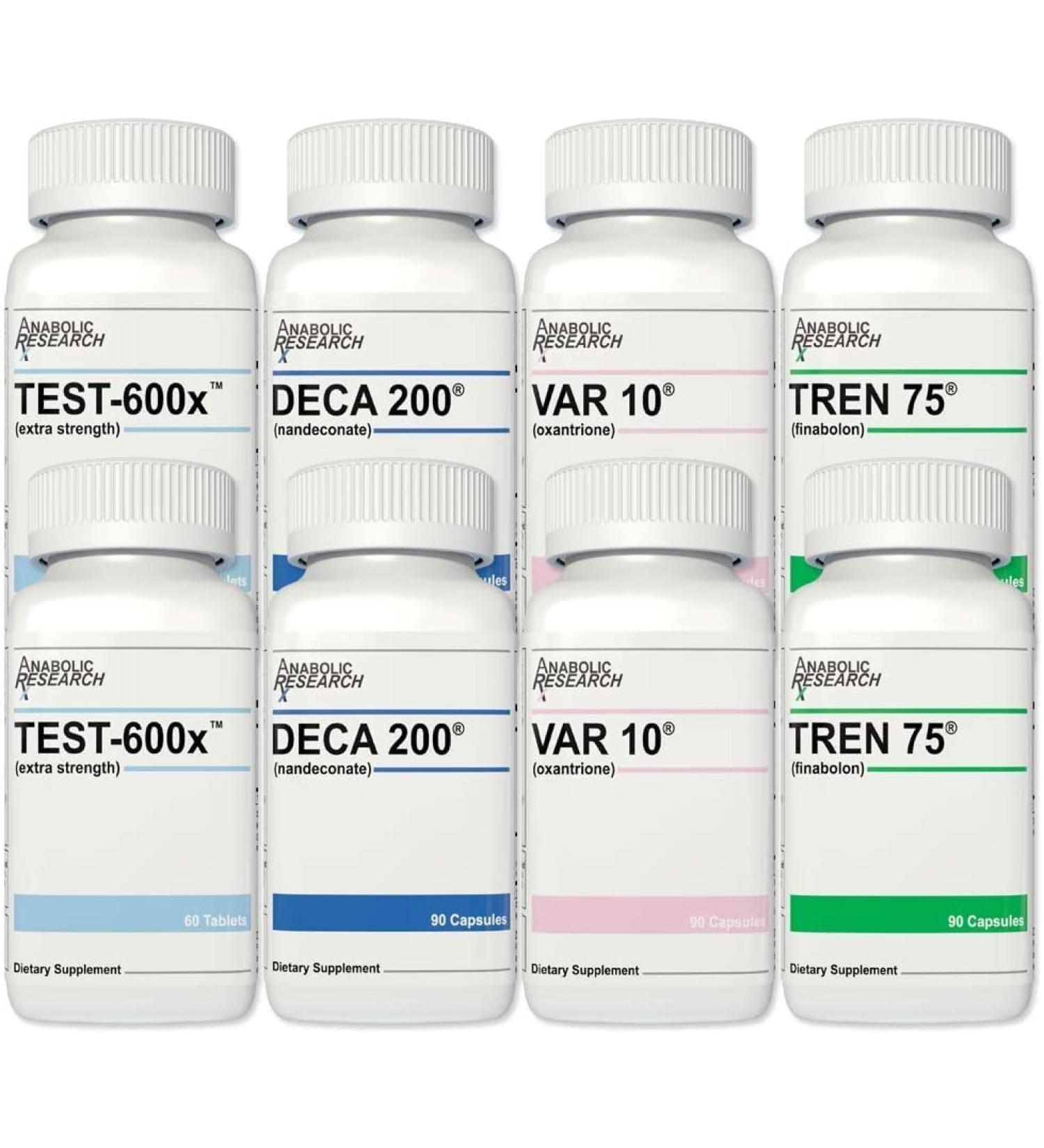 Power Stack +Plus: Test Support System - Test-600x Deca 200 VAR 10 Tren 75 | 2 Month Supply - International Shipping Available - Buy Online on GoSupps.com