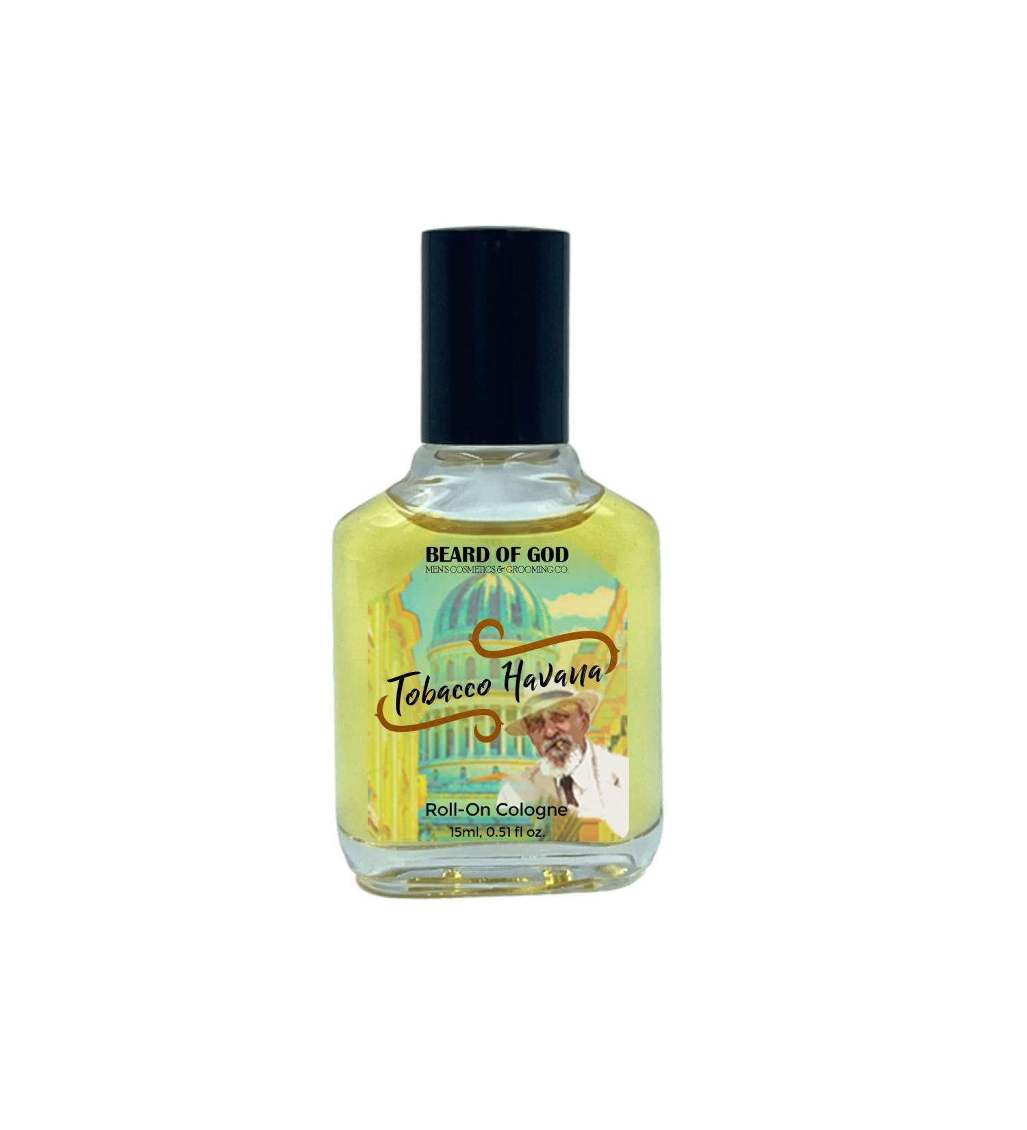 Tobacco Havana - 1/2 oz. Roll-On Fragrance Cologne Pure Uncut Body Oil Made in USA
