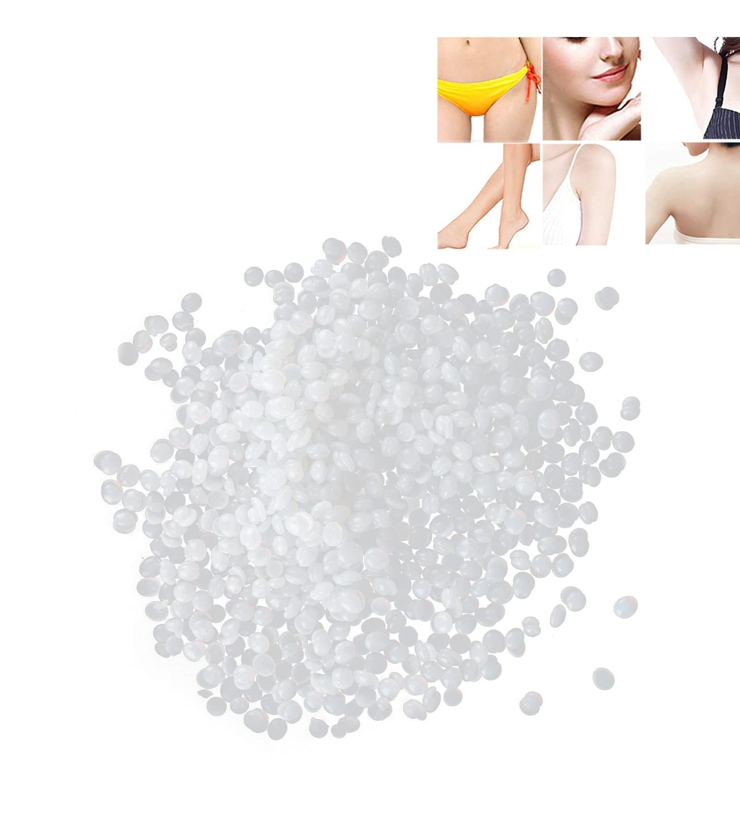 500g Transparent Hard Wax Beans for Face & Arm Hair Removal - Strong Depilatory Wax Pearls - Buy Online on GoSupps.com