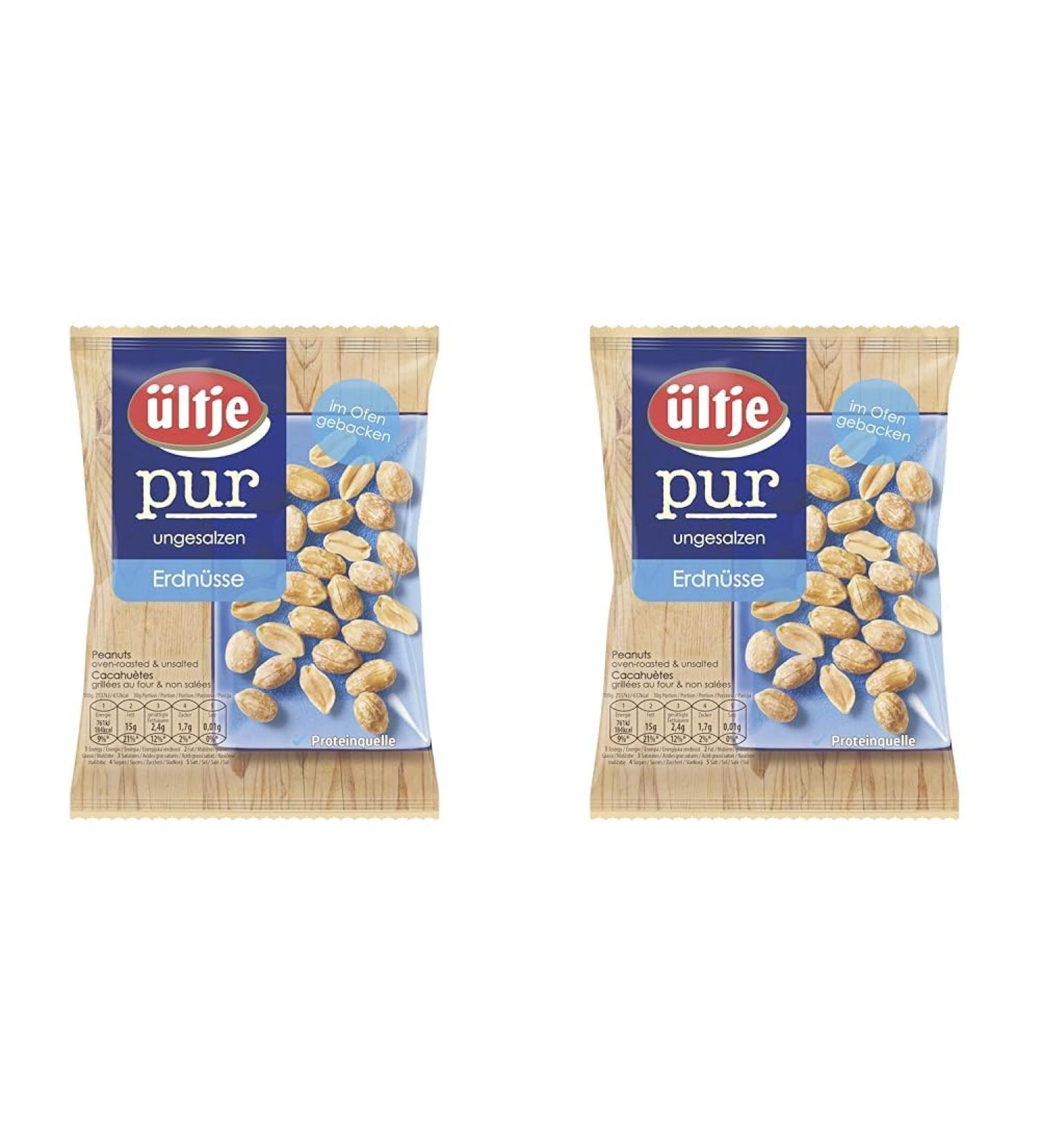  ltje Pur Peanuts - Oven Baked & Unsalted 200g (Pack of 2) | International Shipping Available - Buy Online on GoSupps.com