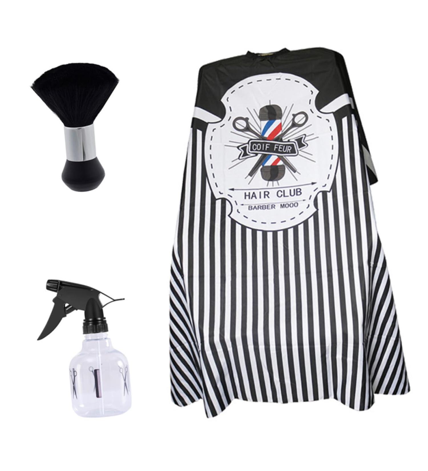 FRCOLOR 1 Set Hairdressing Cloth Set Hair Cutting Cape Nylon Hair Cutting Cape PET Dress Scarf Haircut Scarf Sheer Spray Bottle Salon Hair Towel Hairdressing Cape for Salon Hair Dye - Buy Online on GoSupps.com