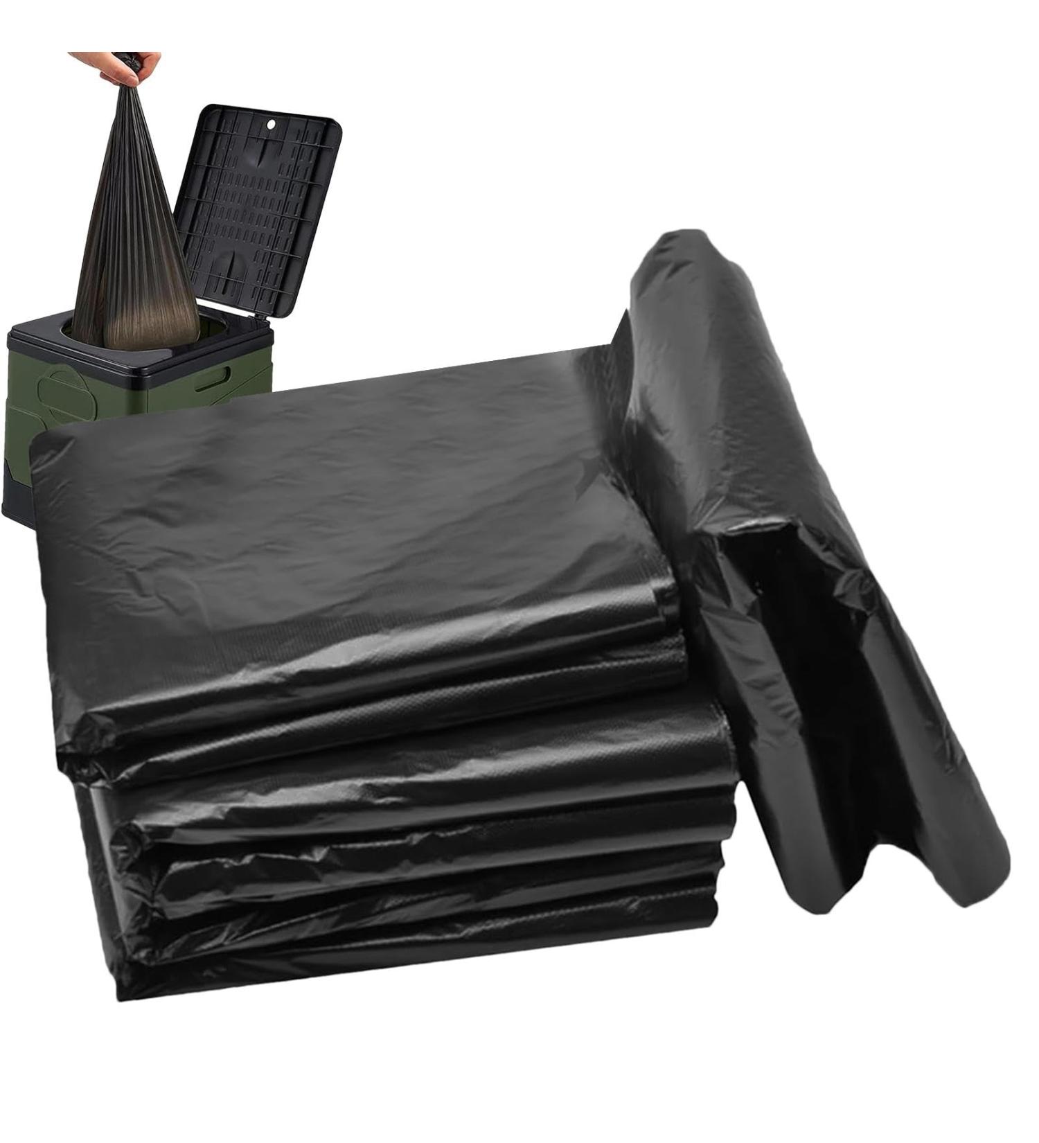 Shakven Camping Toilet Bags Portable Toilet Bags for Camping - Garbage Bags Camping Potty Bags 50x for Bucket Toilet Adults Outdoor Camping Car - Buy Online on GoSupps.com