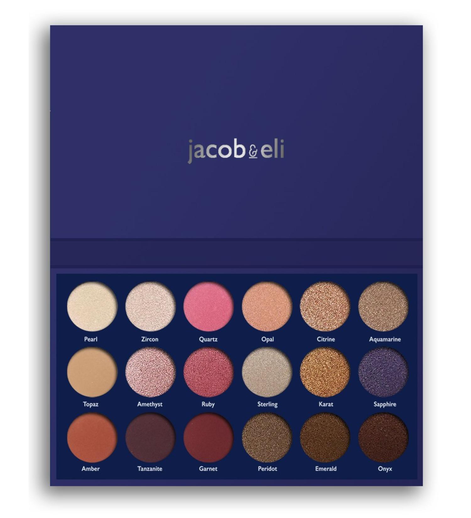 Hidden Gems Eyeshadow Palette - 18 Super Pigmented Shades in Matte, Shimmer, and Duochrome Finishes - Professional Quality, Buttery Soft, Long Lasting - Buy Online on GoSupps.com