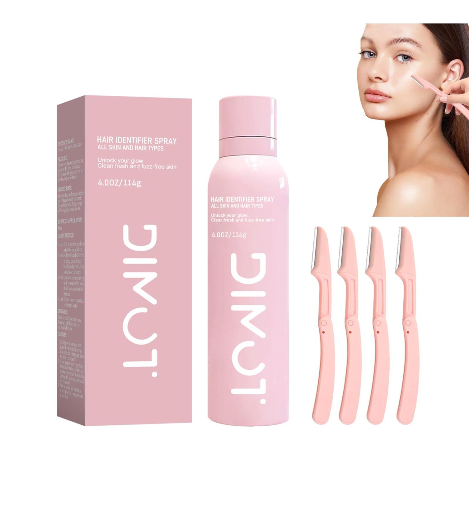 Hair Identifier Spray for Face Shaving & Dermaplaning - Best for Women & Men | International Shipping - Buy Online on GoSupps.com