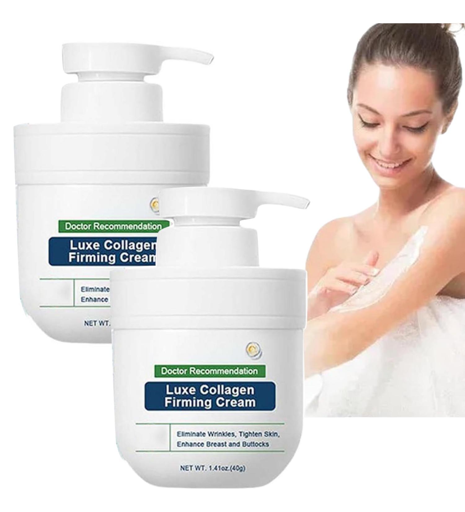 Awzlove Luxery Collagen Firming Cream Professional Collagen Body Lotion Advanced Retinol Collagen Cream Anti-Aging Moisturizing Cream Anti Wrinkles Body Moisturizer for Women & Men (2) - Buy Online on GoSupps.com