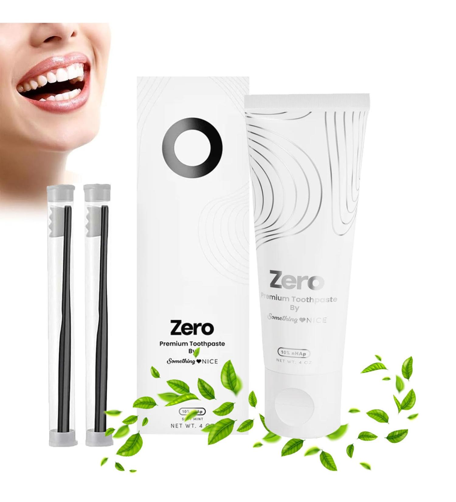 Zero 10% Nano Hydroxylapatite Toothpaste for Long-Lasting Enamel Protection 10% Nano Hydroxylapatite Toothpaste Nanohydroxyapatite Toothpaste Toothpaste for Sensitive Teeth (1PC) - Buy Online on GoSupps.com