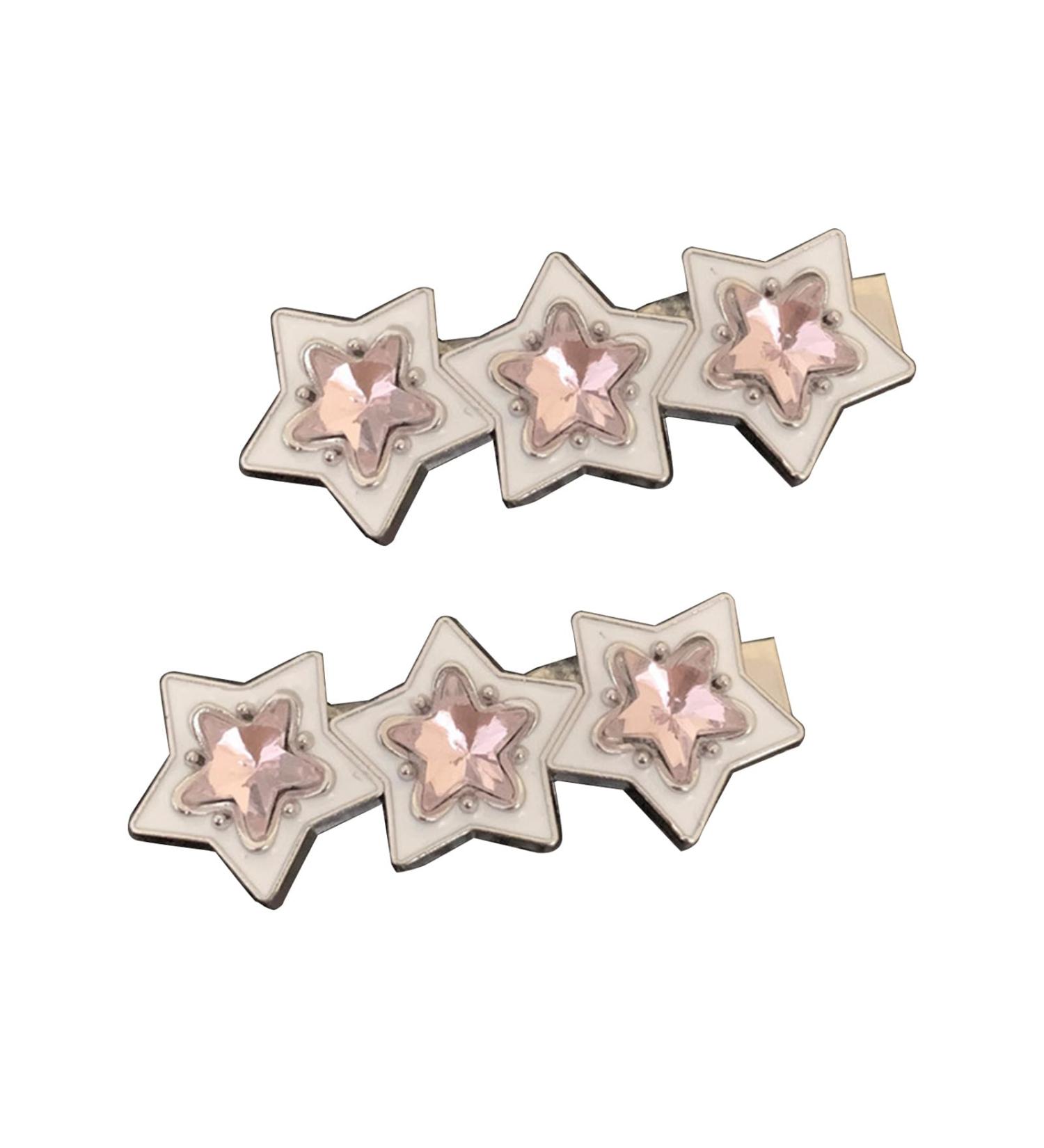 Cute Star Barrettes Clip Hairpin Y2K Girls Ornaments Headdress Hair Accessories Harajuku Barrettes Clip Bangs Hairpin Star Hair Clip Silver Hair Clip - Buy Online on GoSupps.com