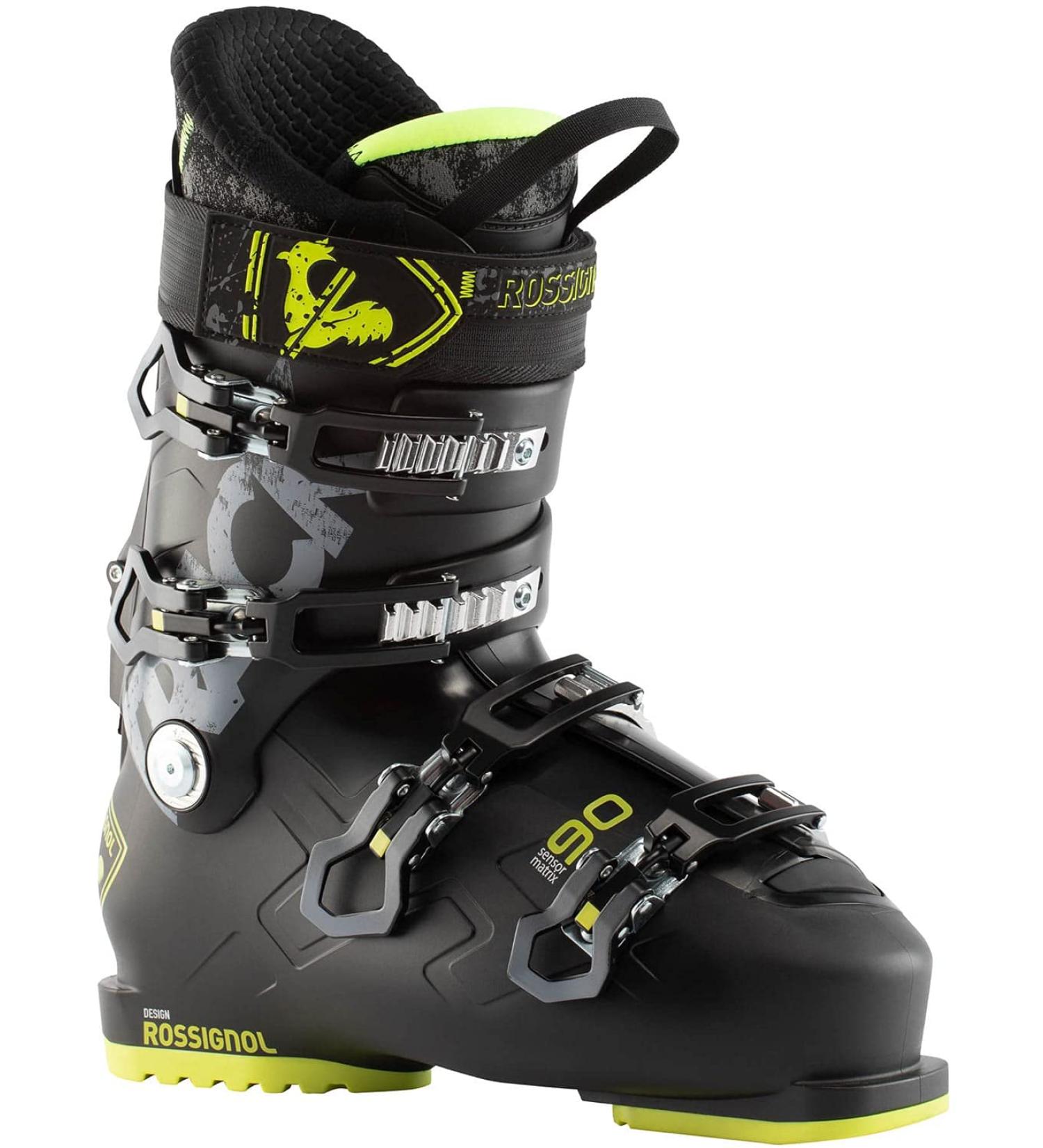 Rossignol Track 90 Men's Ski Boots - Black/Yellow - Size 11.5 (29.5) - Buy Online on GoSupps.com