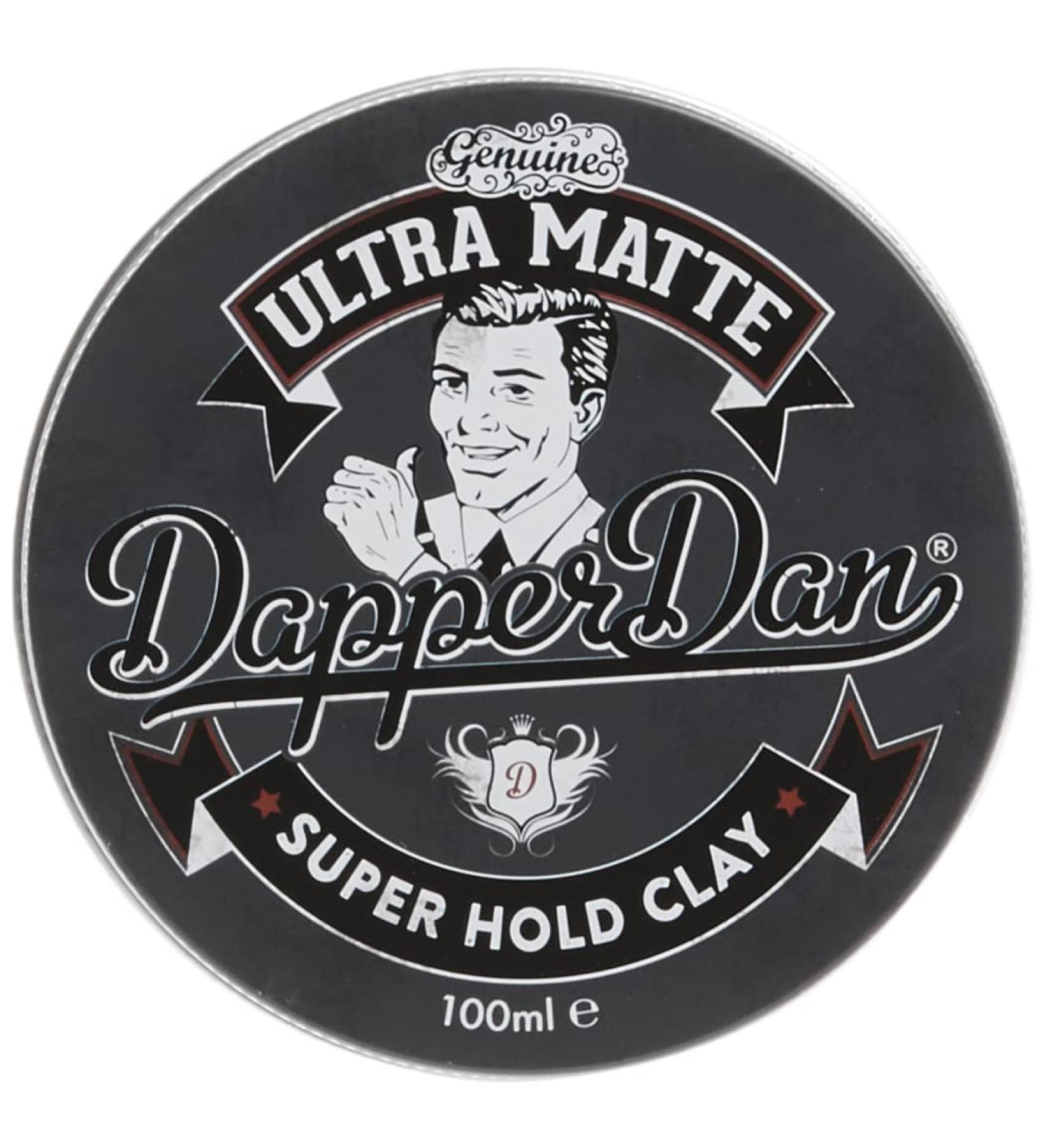 Dapper Dan Ultra Matte Hair Clay 100ml - Long Lasting Hold, Matte Finish, Vanilla & Raspberry Scent - Buy Online on GoSupps.com