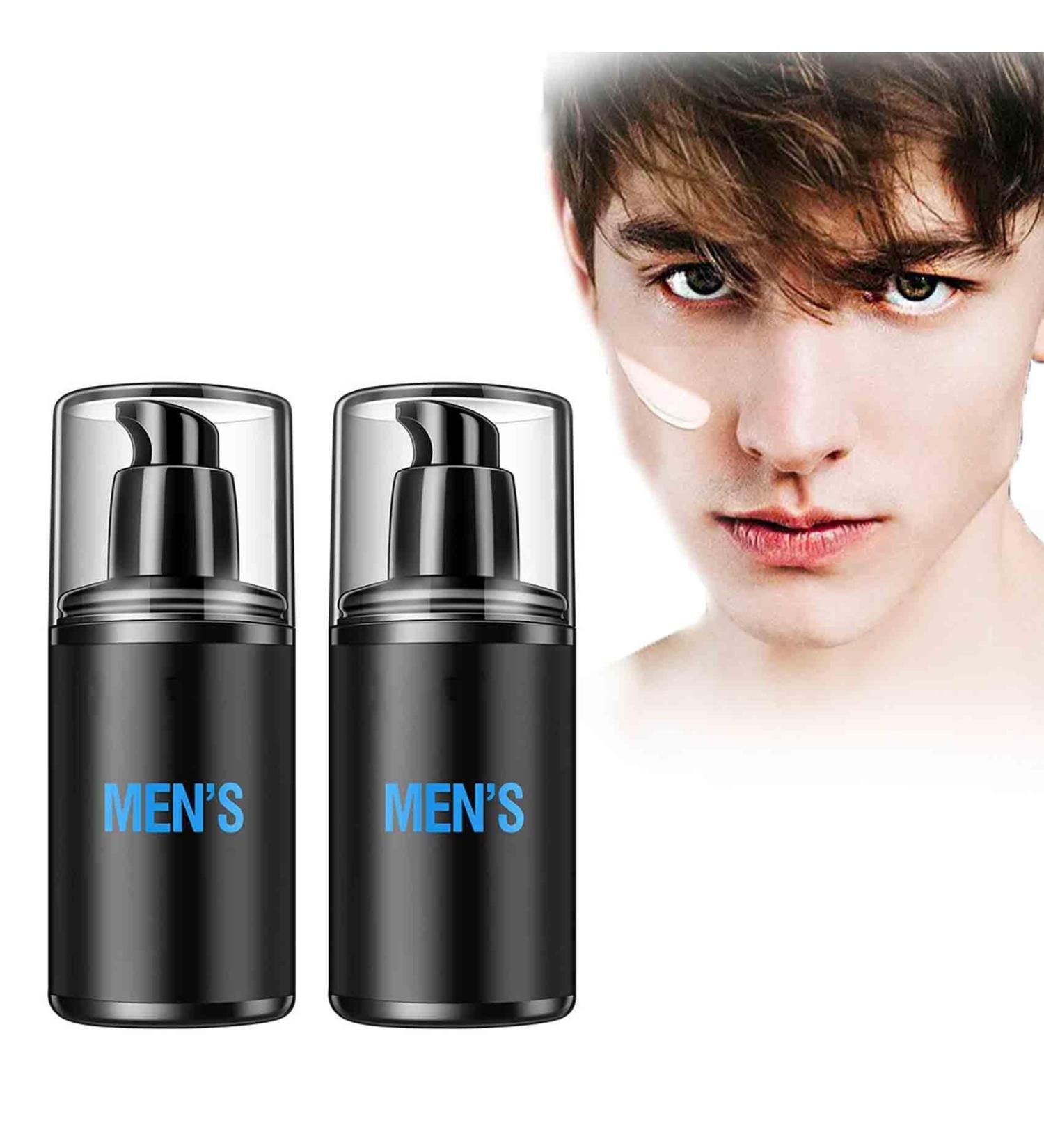 Men's makeup cream moisturizing spot-covering light nude makeup cream oil control and hydration men's concealer isolation cream long-lasting refreshing non-sticky hide pores cover blemishes 2pcs - Buy Online on GoSupps.com