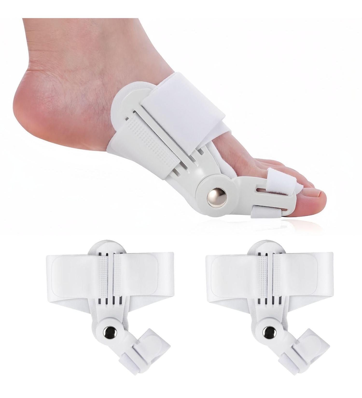 2-Piece Breathable Hallux Valgus Correction | Orthopedic Big Toe Spreader for Pain & Overlapping Toes - Buy Online on GoSupps.com