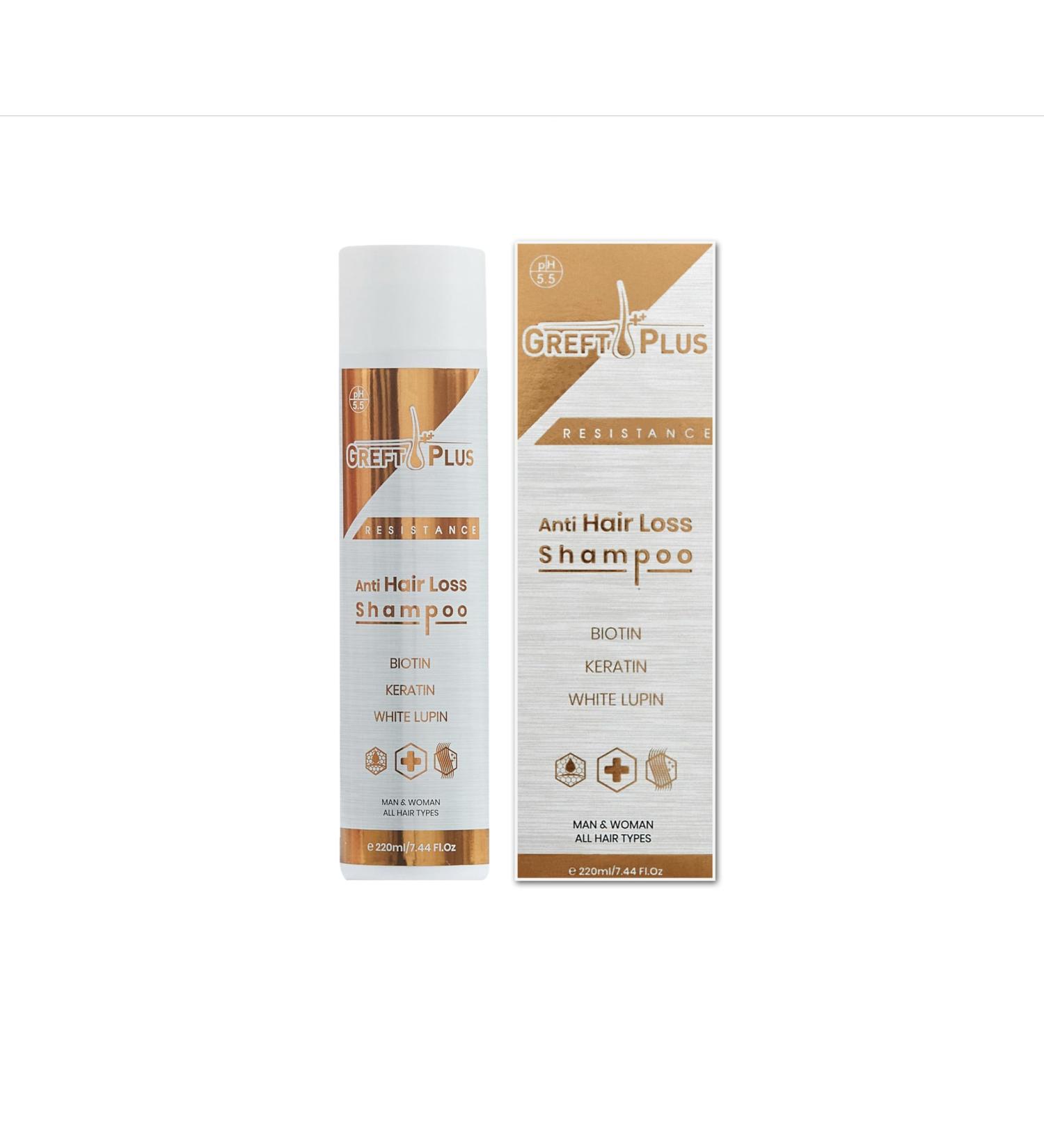 Anti Hair loss shampoo for Hair Regrowth and Thinning for Men and Women Biotin Keratin and White Lupin - Buy Online on GoSupps.com