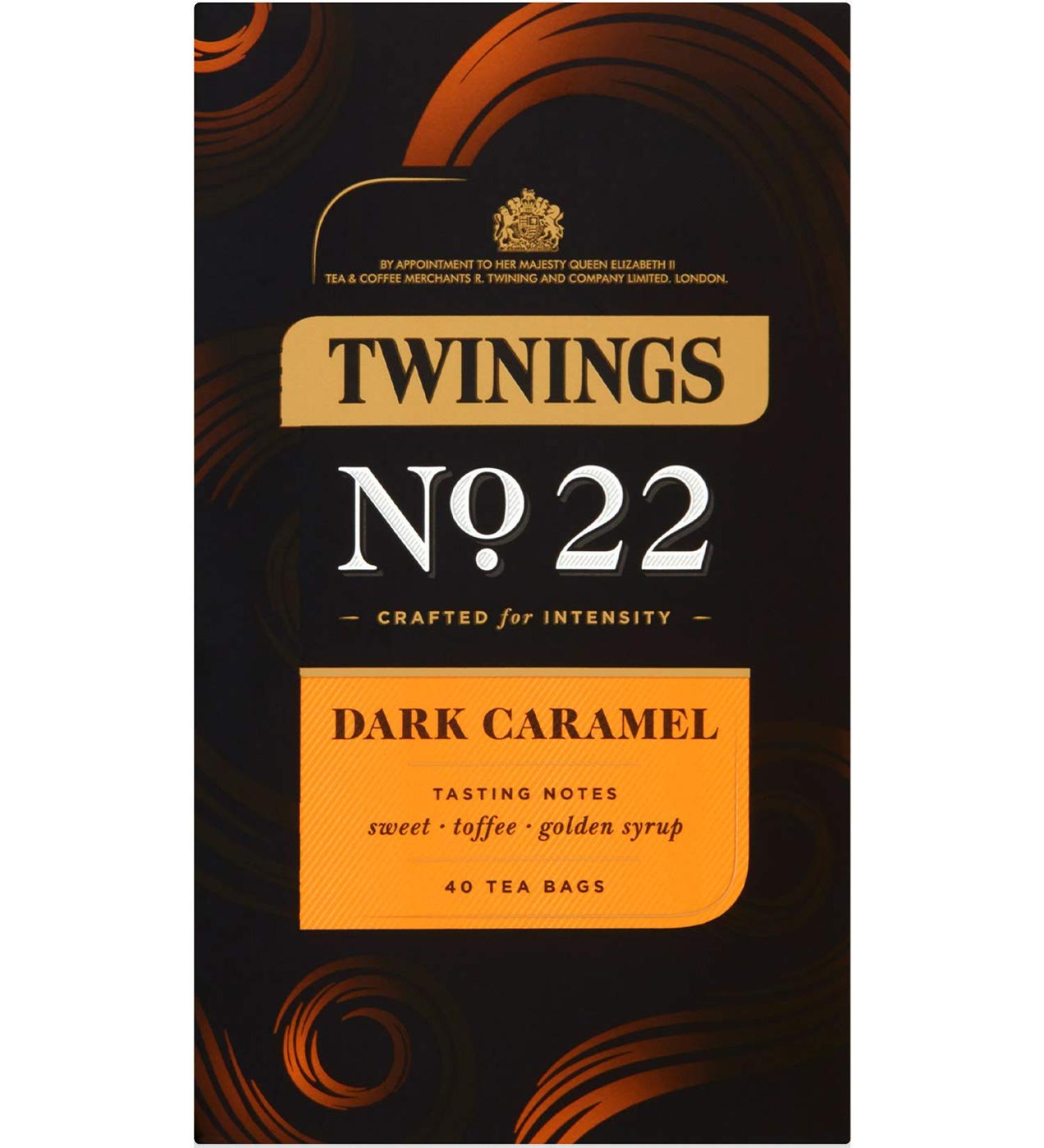 Twinings Dark Caramel Tea Bags 80g - 40 Count (Pack of 1) - Rich and Decadent Flavor - Buy Online on GoSupps.com