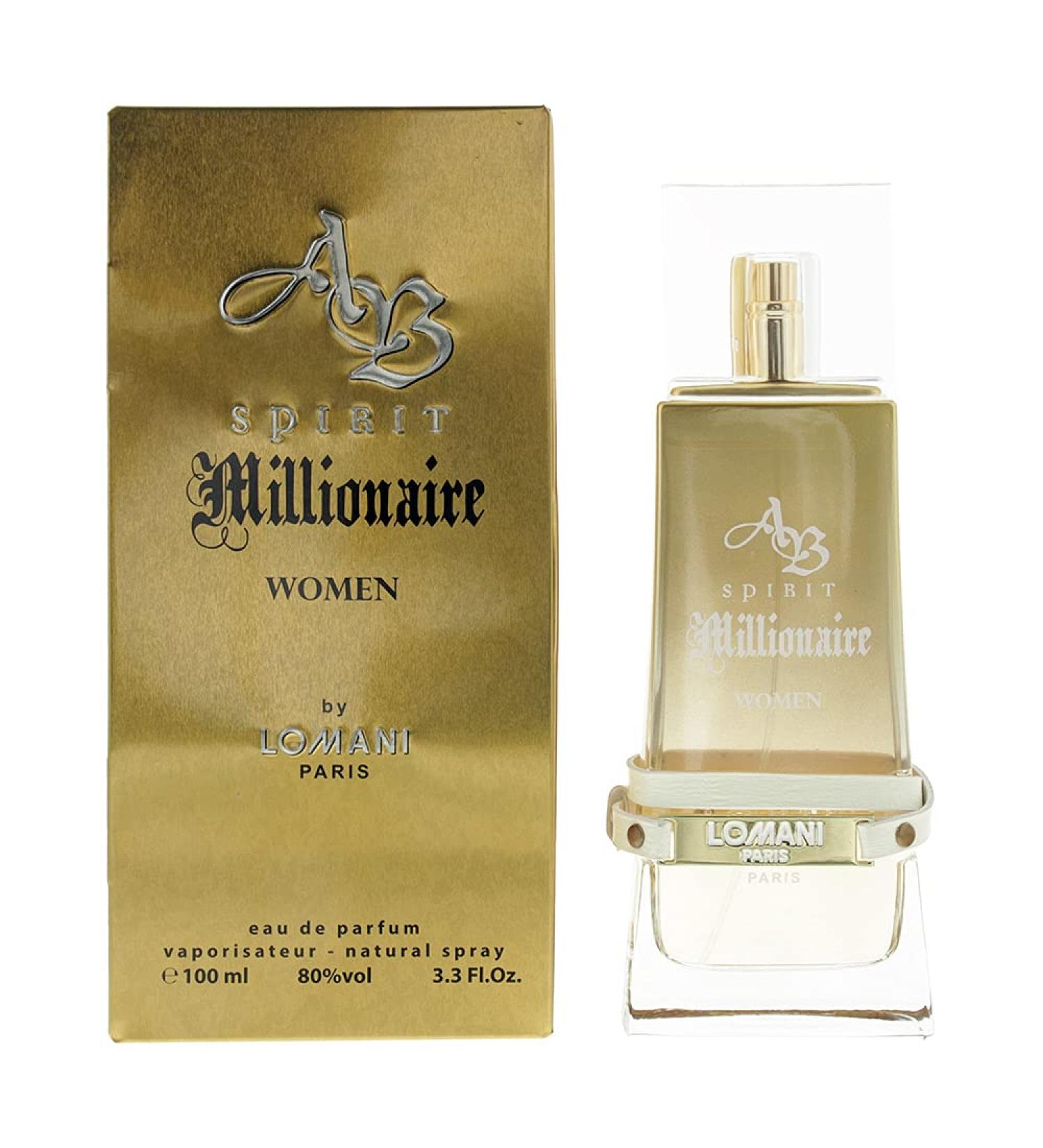 Lomani AB Spirit Millionaire Eau de Parfum Spray for Women 3.3 Ounce Fresh 3.3 Fl Oz (Pack of 1) - Buy Online on GoSupps.com