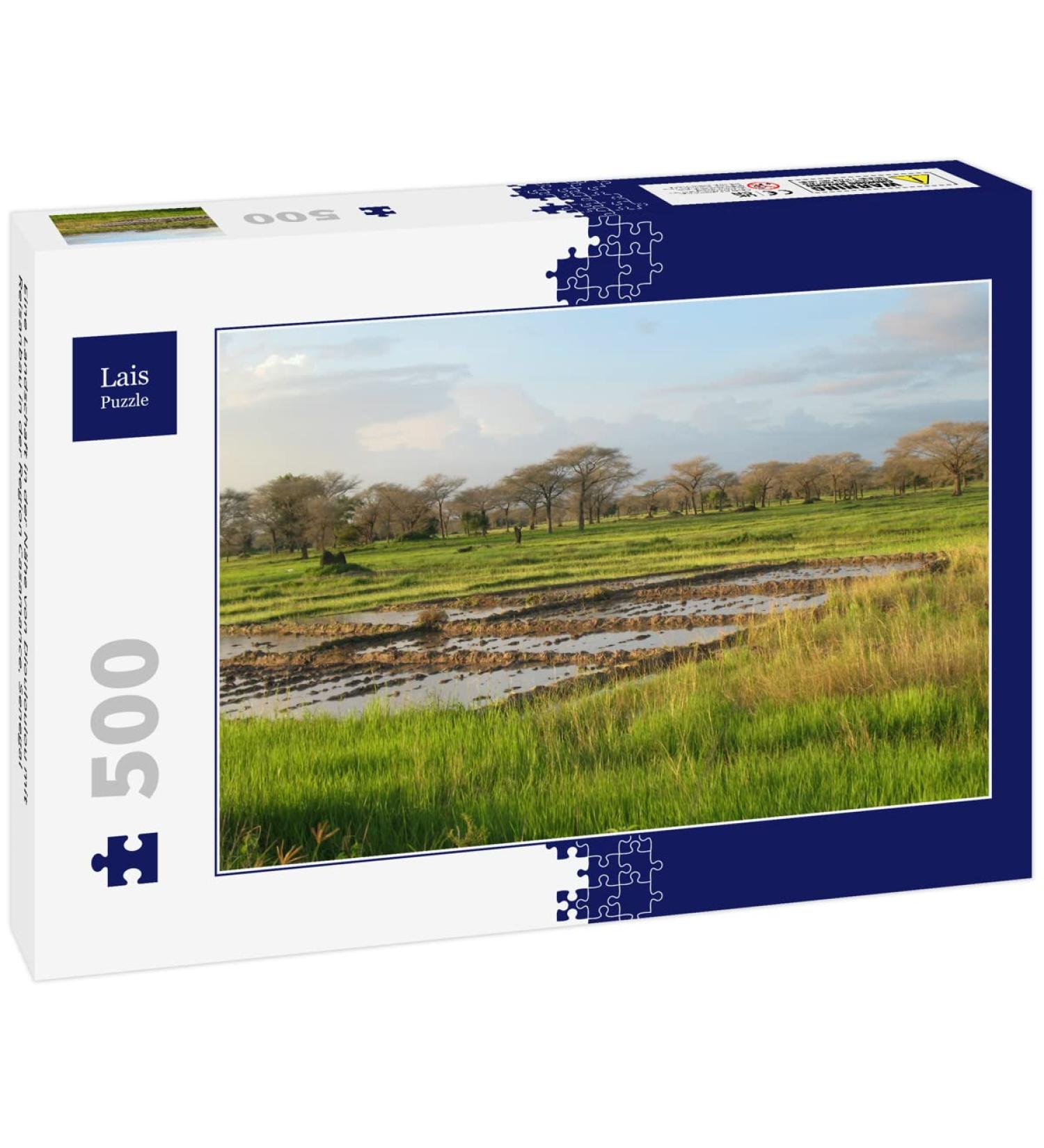 Lais Puzzle A landscape near Diouloulou with rice cultivation in the Casamance region Senegal 500 pieces - Buy Online on GoSupps.com