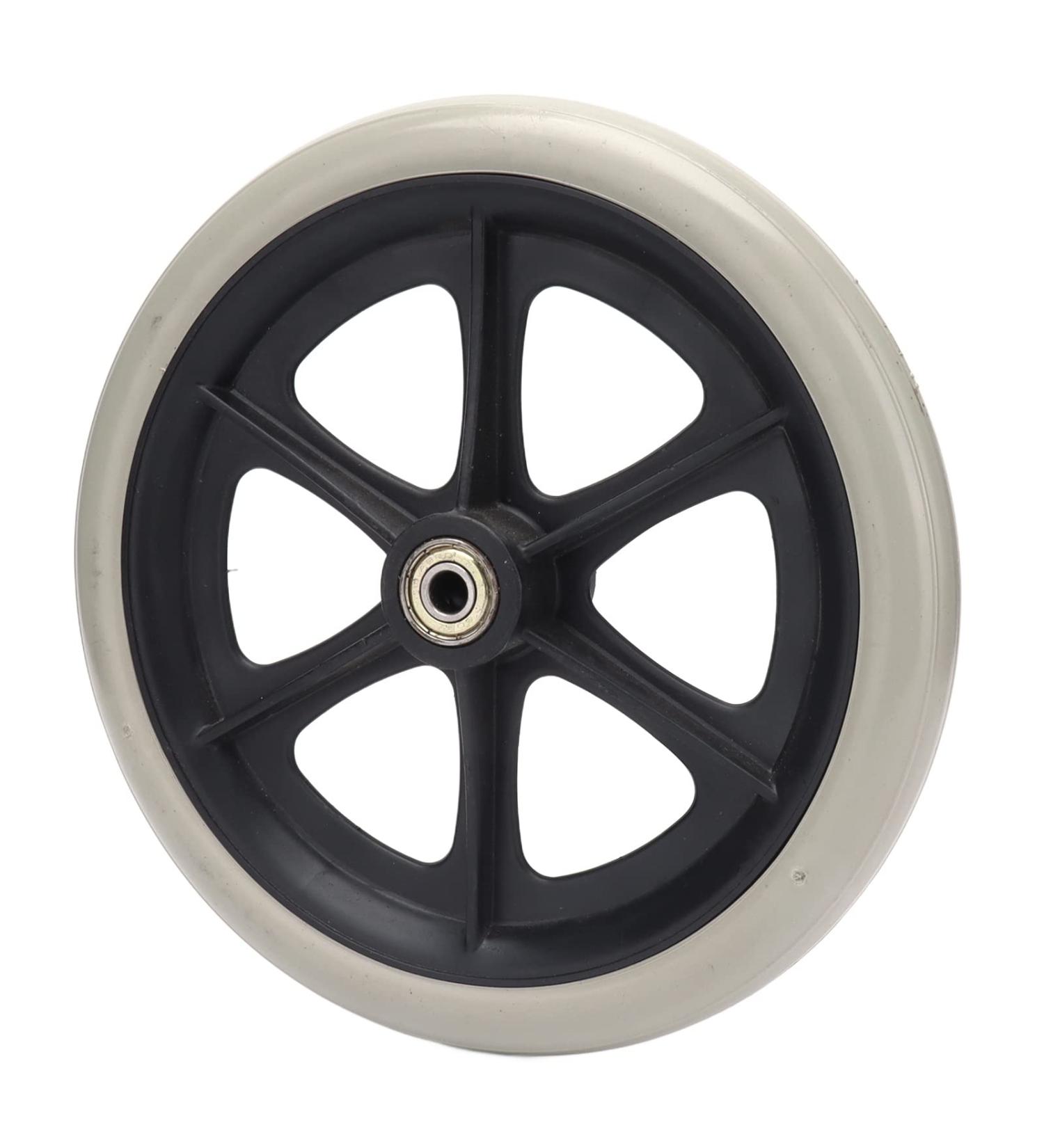 Walker Wheel Replacement Wheelchair Wheel Durability PU Material 8in Diameter Ball Bearing for Wheelchair for Walk - Buy Online on GoSupps.com