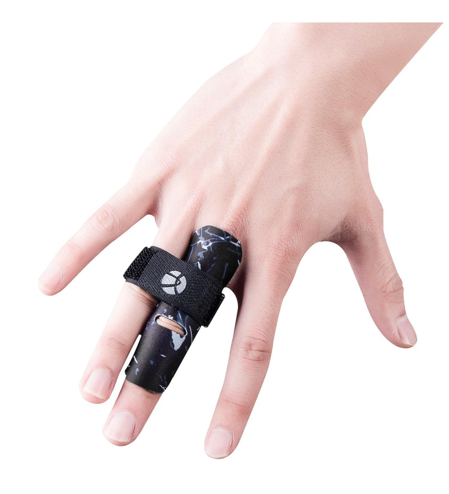 Kuangmi Finger Sleeve Support for Sports Injuries - Black XXL | Comfort & Protection - Buy Online on GoSupps.com
