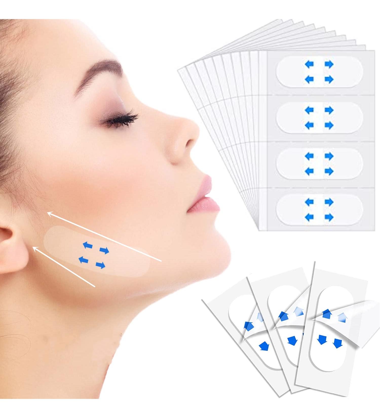 Invisible Face Lift Tape - 40 Pcs, Ultra-Thin & Waterproof Face Lifting Tools for Wrinkle-free Skin - Buy Online on GoSupps.com