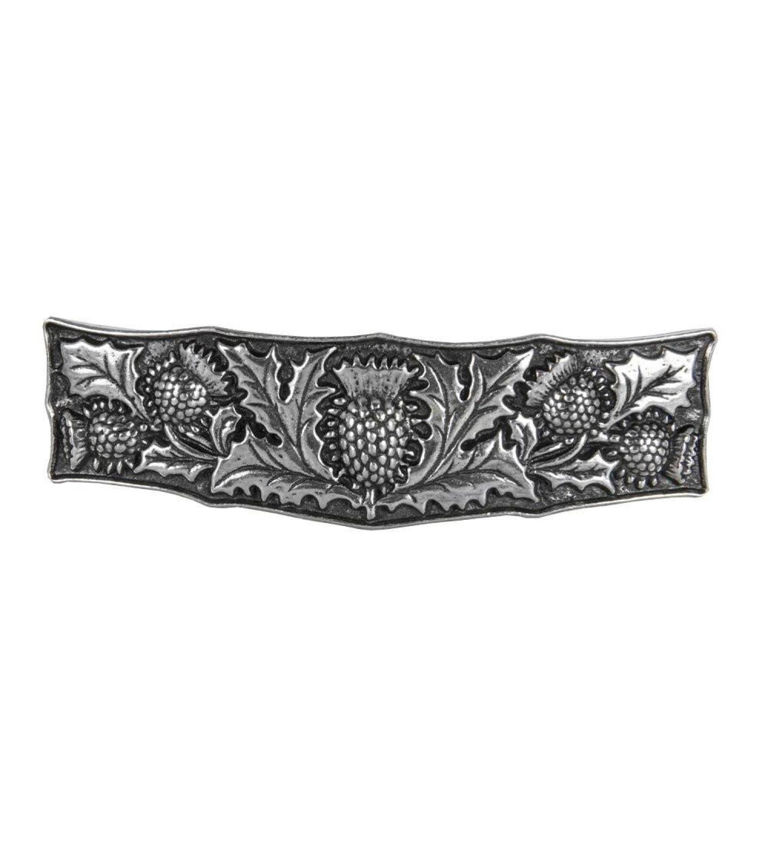 Thistle Hair Clip: Handcrafted Metal Barrette - Made in USA (70mm Clip) - Buy Online on GoSupps.com