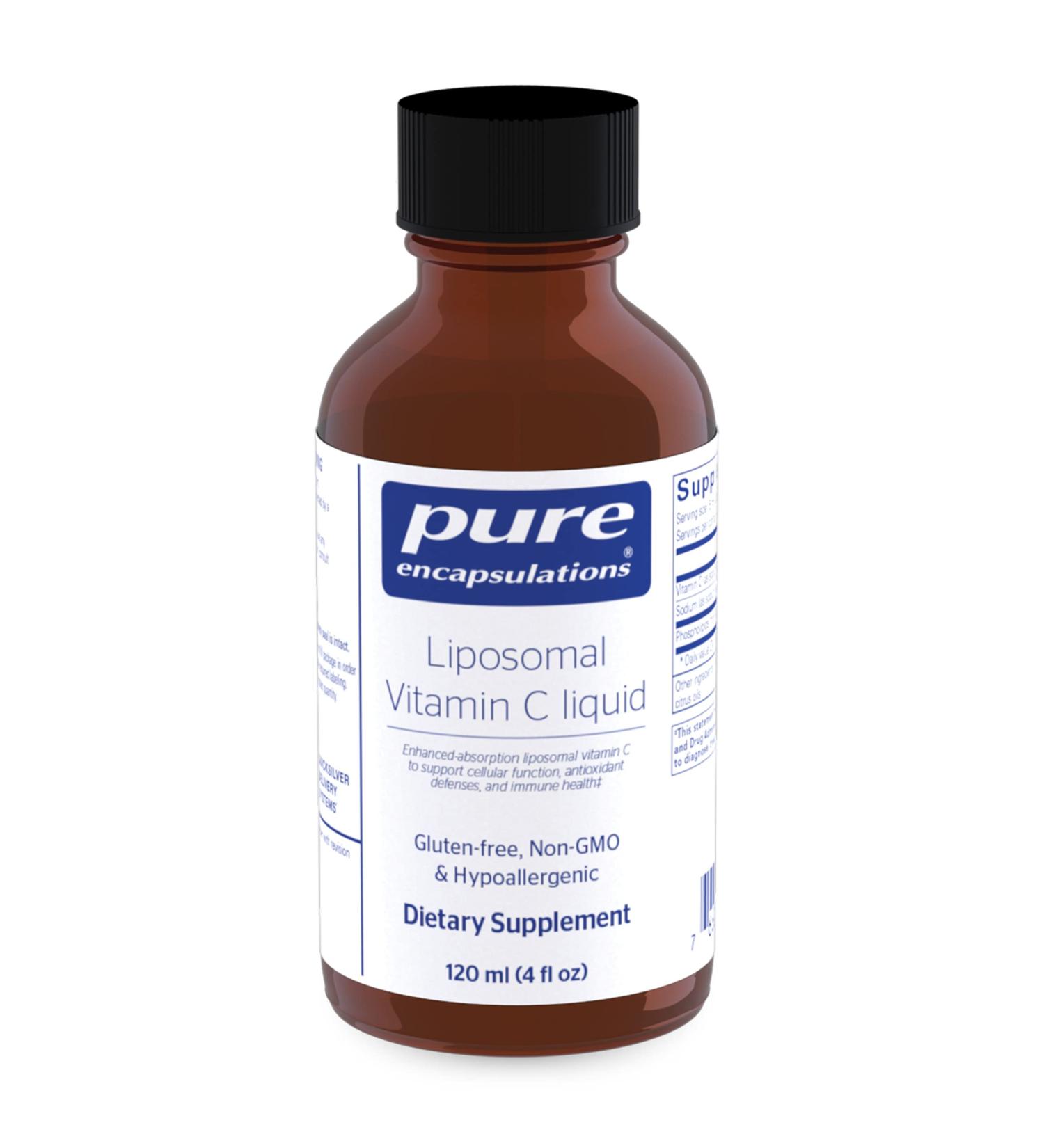 Pure Encapsulations Liposomal Vitamin C | Cellular Function & Immune Health Support | Antioxidant Defense | 4 fl. oz - Buy Online on GoSupps.com