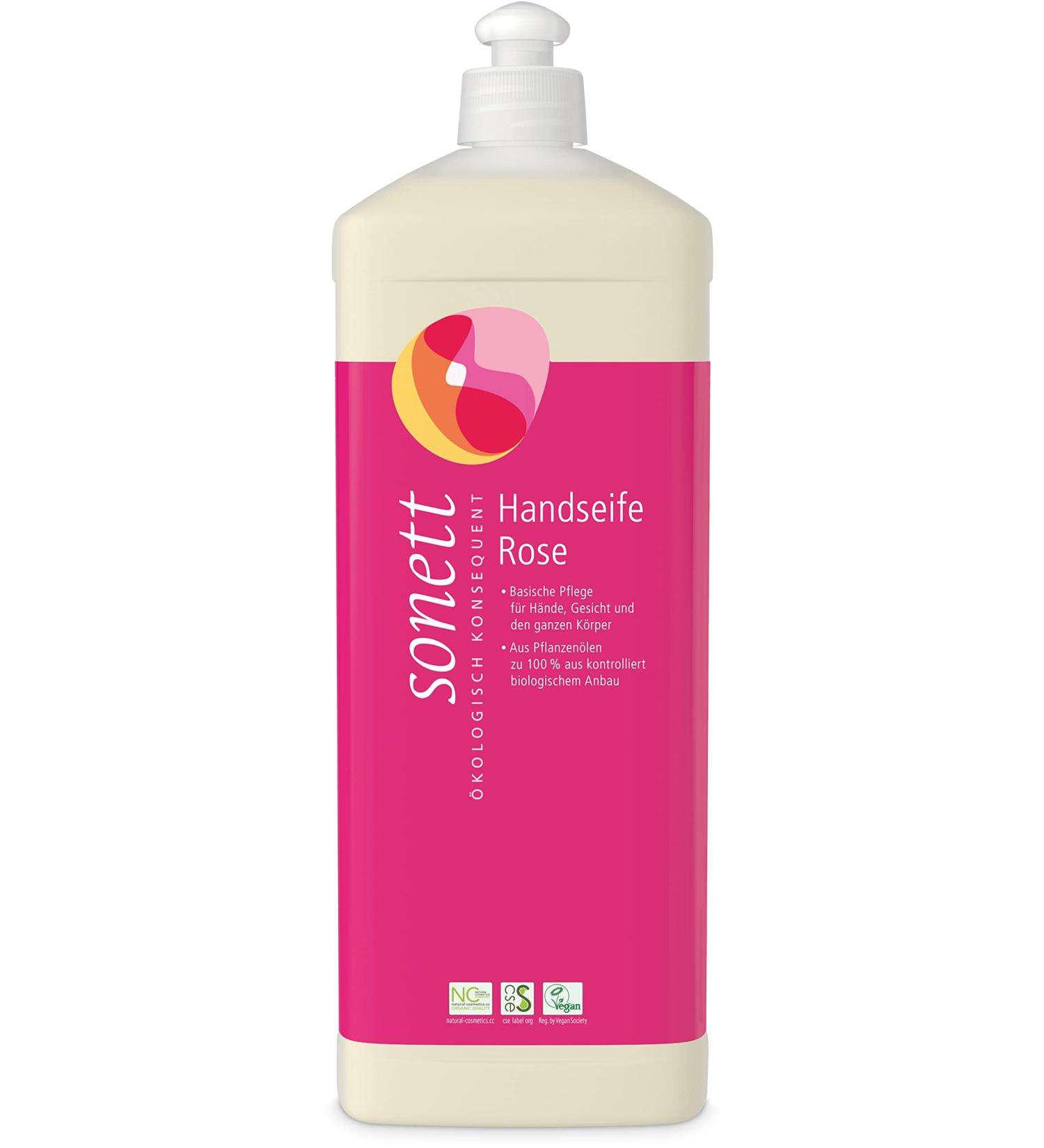 Sonett Hand Soap Rose (6 x 1 l) 1 l (pack of 6)