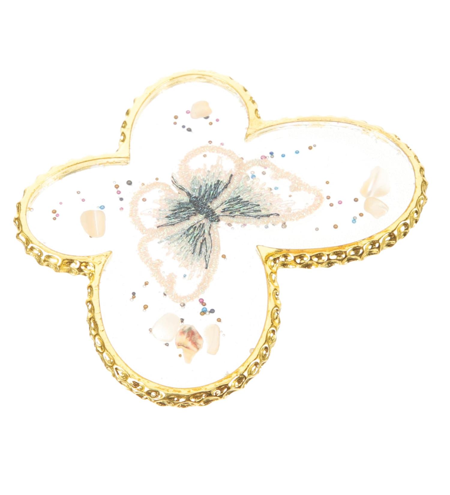 Tool Gel Nail Polish Nail Oil Nail Color Mixing Palette Nails Polish Palette Manicure Color Mixing Palette Nail Painting Palette Nail Display Pallet Resin Nail Art Painted 6.9x5.6cm Golden - Buy Online on GoSupps.com