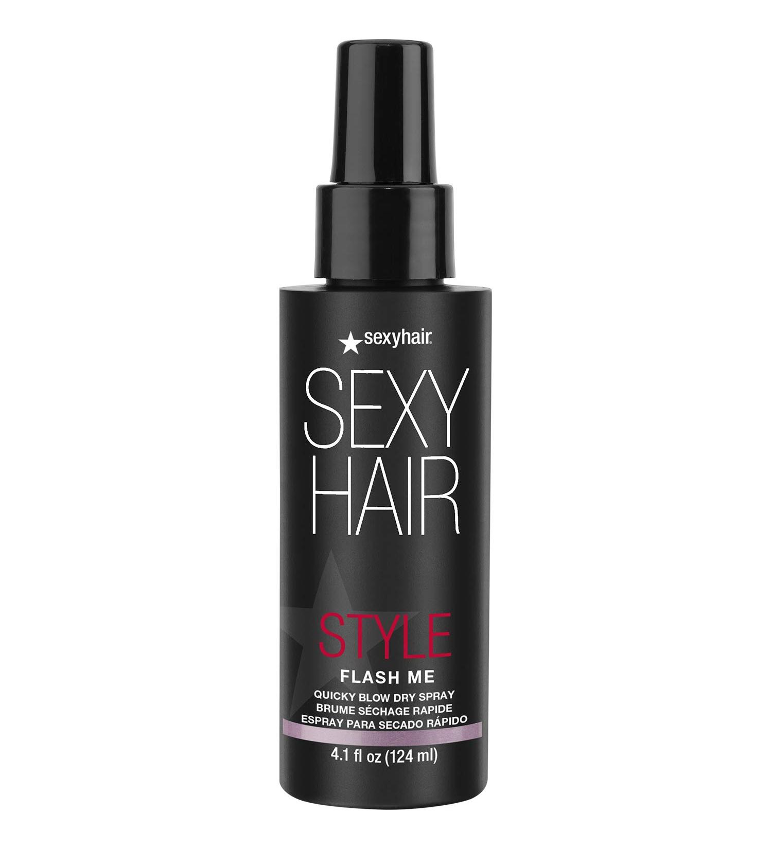 SexyHair Style Flash Me Quicky Blow Dry Spray | Heat Protection | 50% Faster Drying | All Hair Types | 4.1 fl oz - Buy Online on GoSupps.com