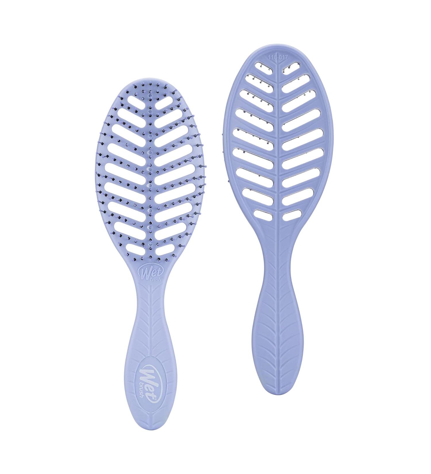 Wet Brush Speed Dry Hair Brush Purple - Vented Design & Ultra Soft HeatFlex Bristles - Go Green Detangler for Pain-Free Hair - Ergonomic Handle for Tangle-Free Styling - Buy Online on GoSupps.com