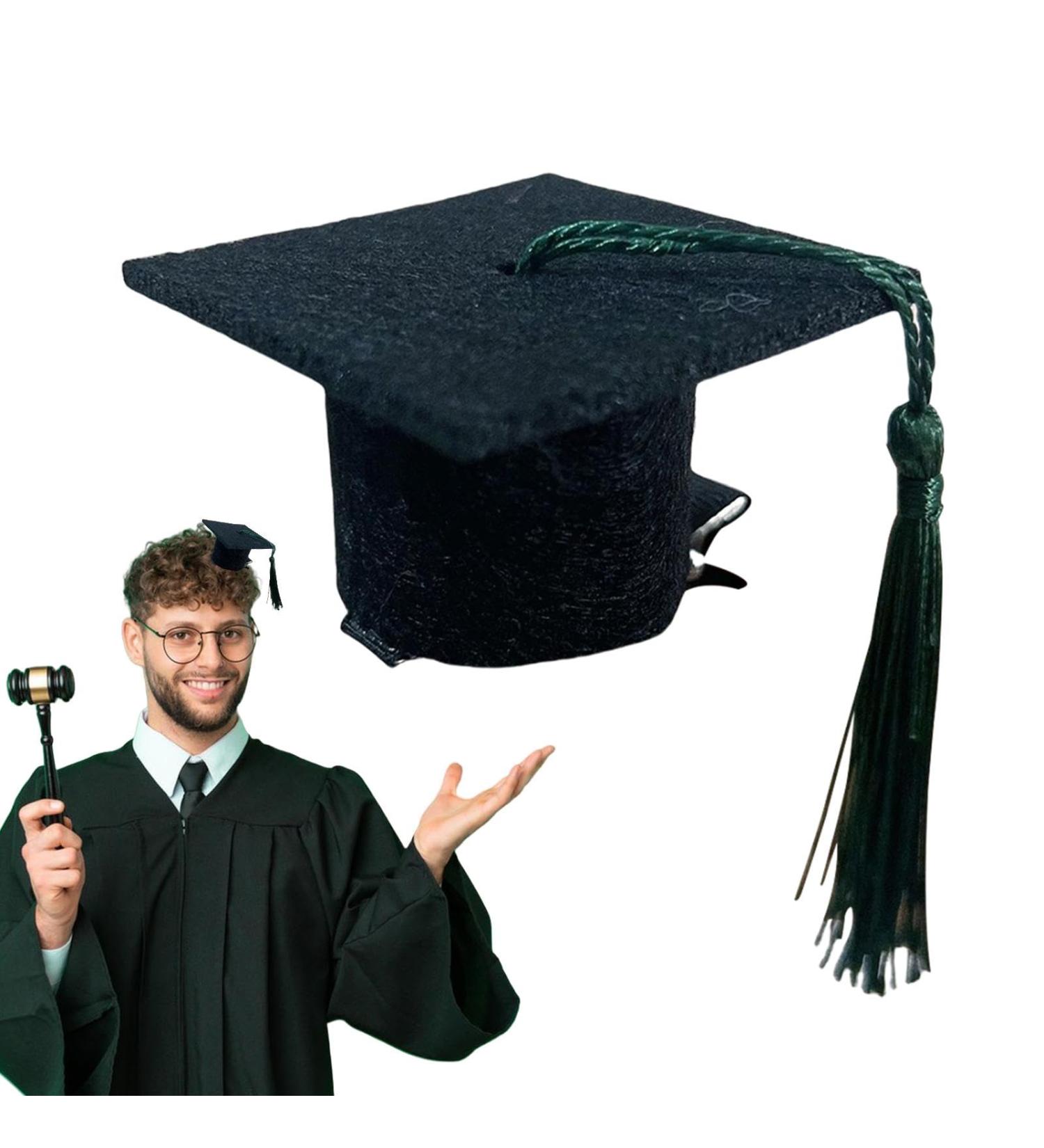 Graduation Hat Hair Clip 3D Graduation Hat Hairpin 3D Graduation Hat Hairpins Dress up Photo Decoration Supplies for Graduation Green - Buy Online on GoSupps.com