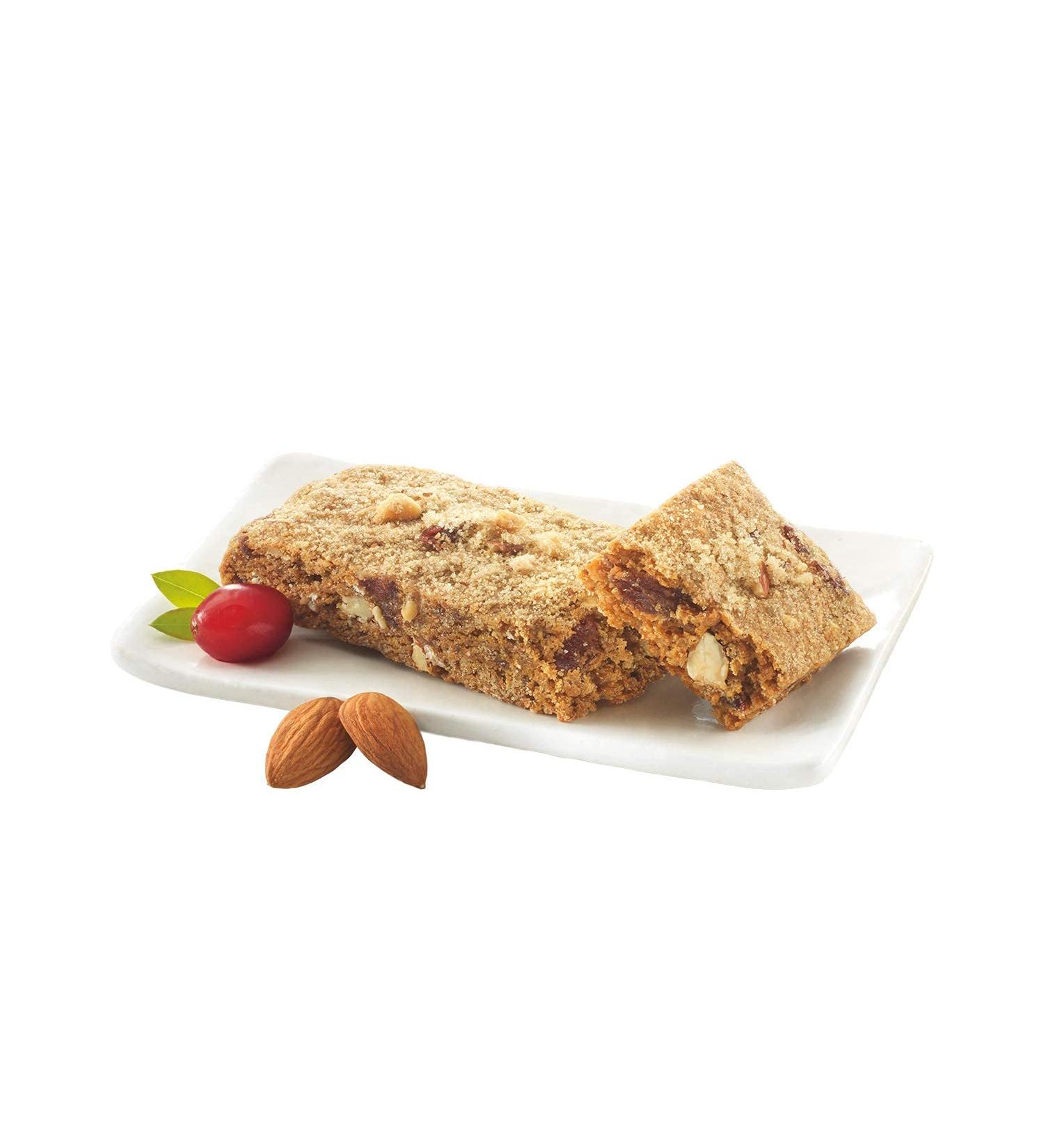 Jenny Craig Cranberry Almond Barscotti 28 Pack - Moist, Dense, Chewy Bar with Cranberry Almond Flavor | Perfect On-the-Go Snack - Buy Online on GoSupps.com