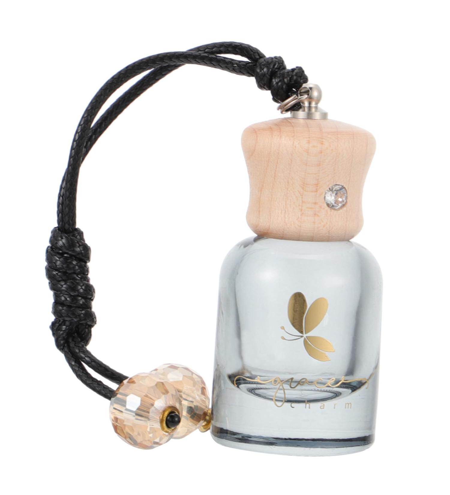 GLEAVI 1pc Perfume Bottle Carafes Accessories Automotive Alentine Hanging Glass Essential Oil Bottle 1 count (Pack of 1) Black - Buy Online on GoSupps.com