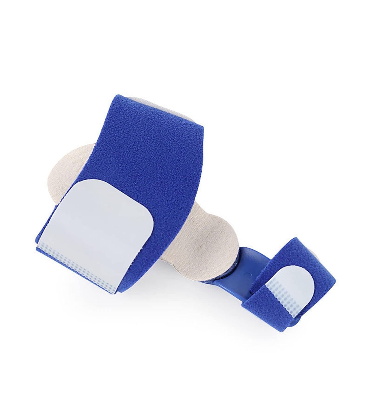 ALINZO Toe Separators - Bunion Corrector for Women & Men - 2pc Hallux Valgus Straightener - Orthopedic Bunion Relief - Day & Overnight Support - Blue - Buy Online on GoSupps.com