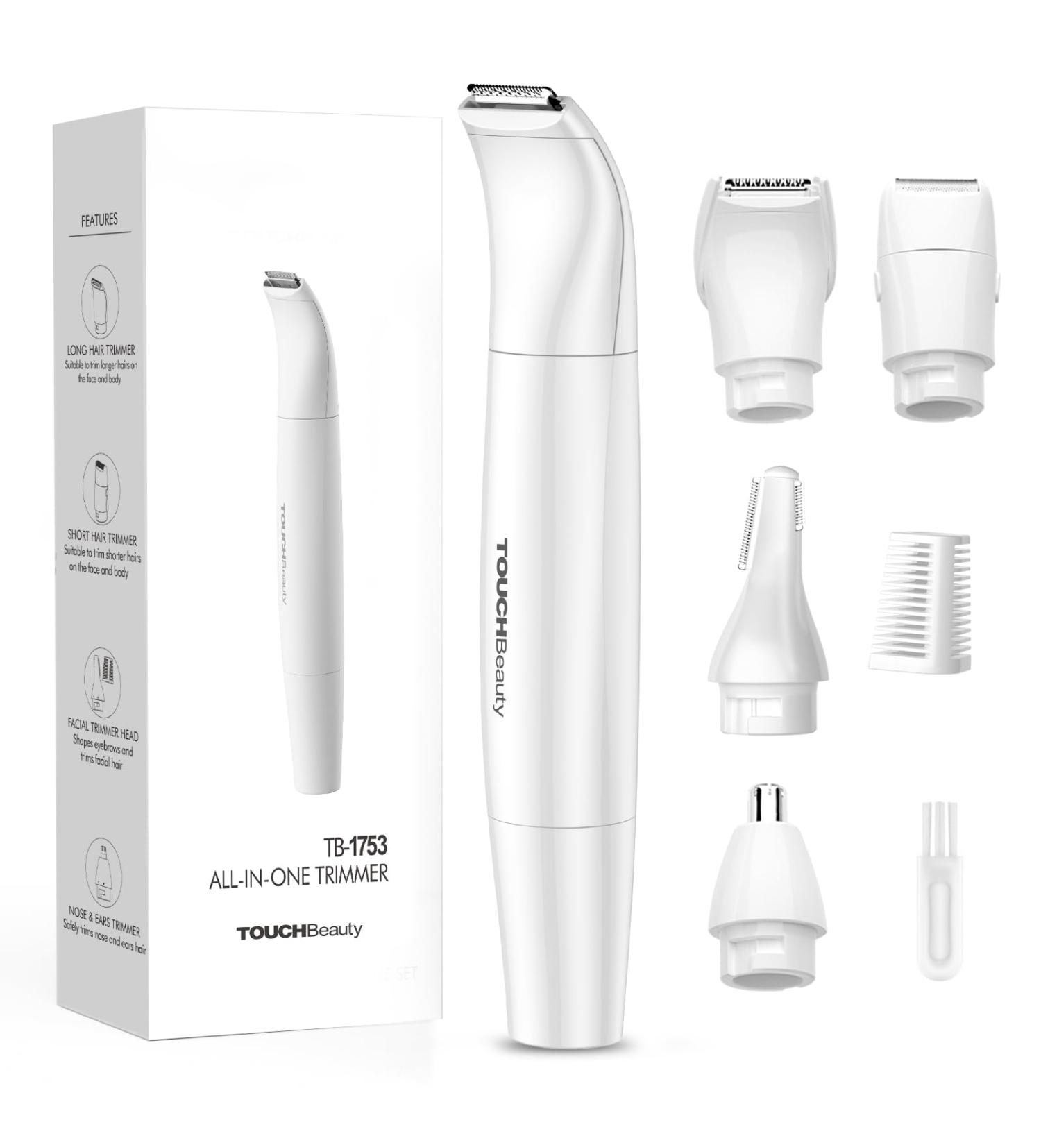 Touch Beauty 4-in-1 Electric Razor for Women | Pain-Free Intimate & Body Shaving | Ladyshave for Bikini Face Eyebrows Legs - Buy Online on GoSupps.com