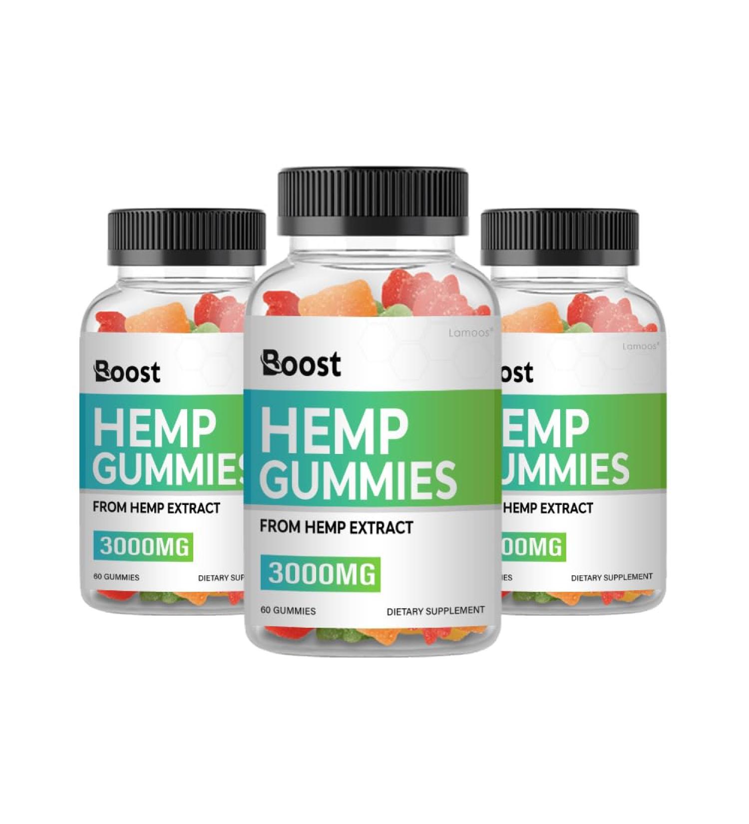 Boost Gummies - Boost Hemp Gummies (3 Pack 180 Gummies)