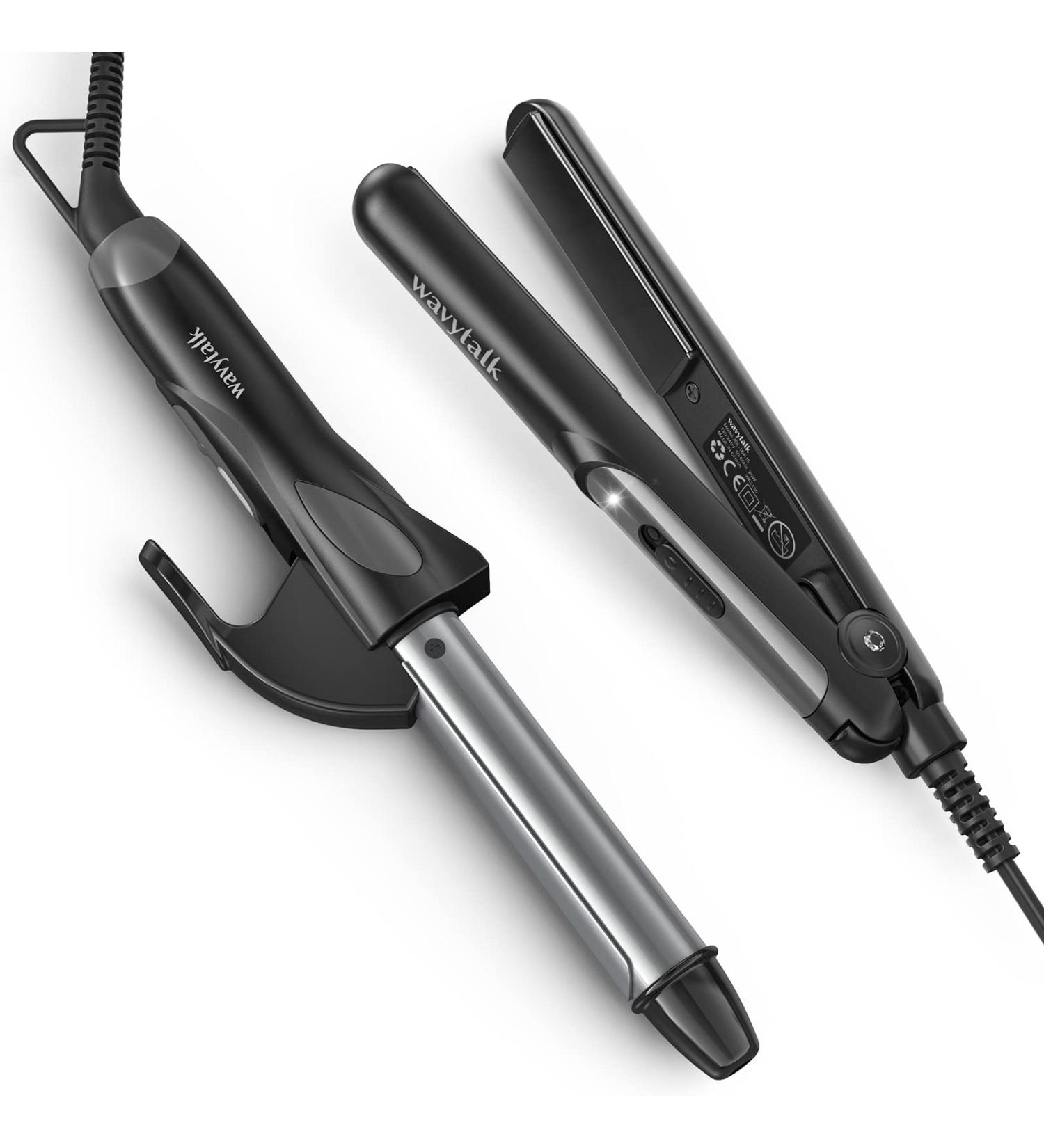 Wavytalk Mini Flat Iron 0.7 Inch Ceramic Hair Straightener - Small Mini Curling Iron for Short Hair, Bangs & Travel - Buy Online on GoSupps.com