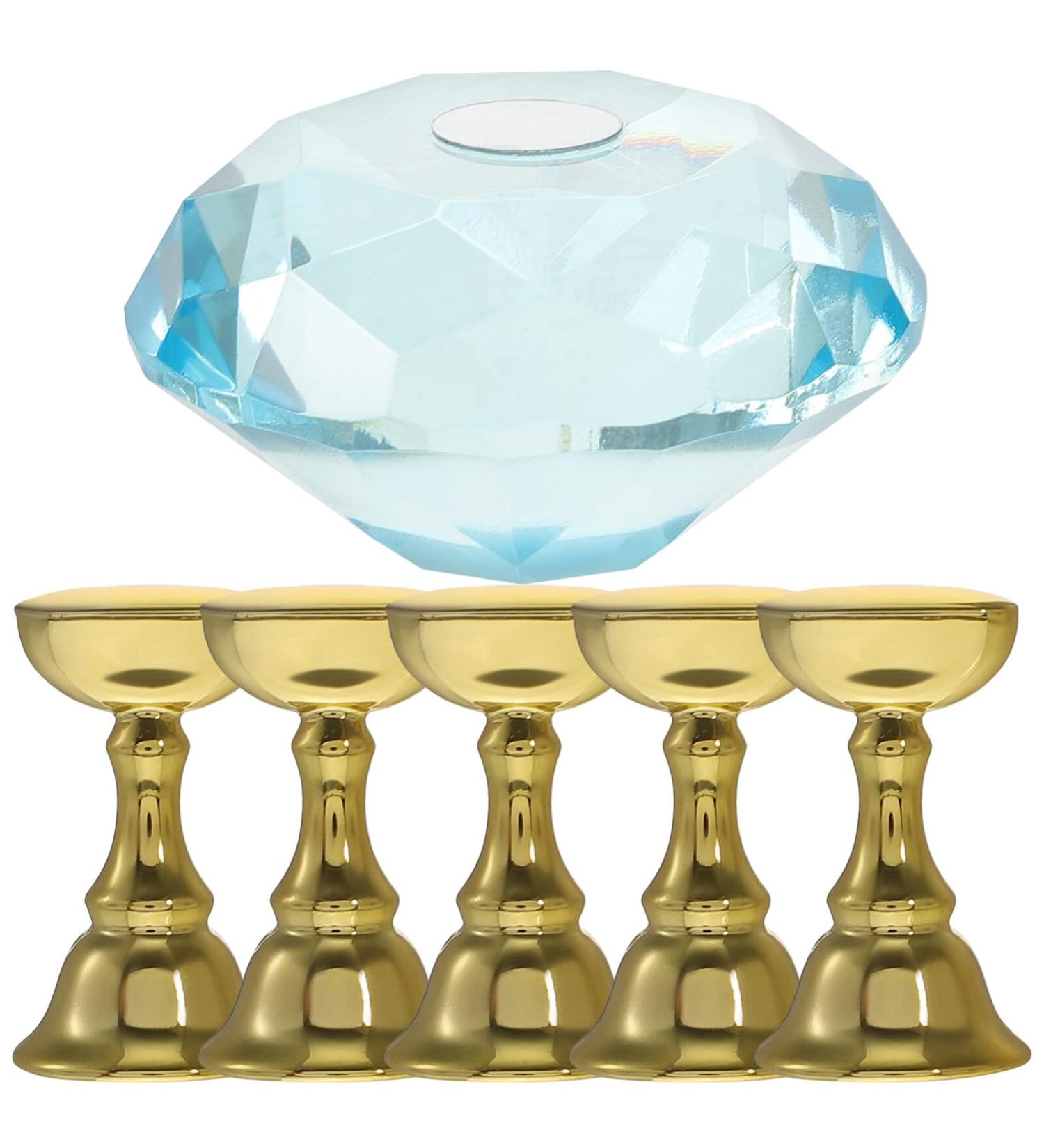 Beaupretty Nail Supplies Press on Nail Stand Nail Stand for Press on Crystal Diamond Hand Model Shoot Ornament Diy Nail Art Display Stand Manicure Accessories Blue Nail Crystal Holder As Shown 1 - Buy Online on GoSupps.com