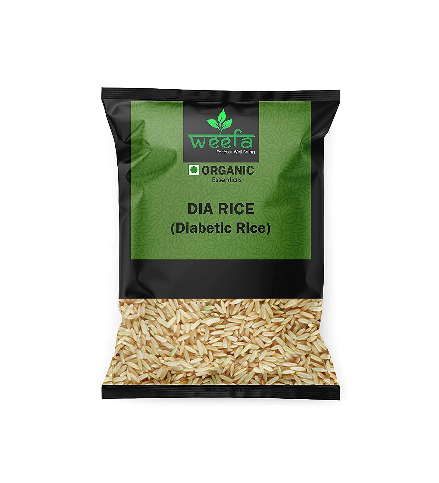 WEEFA ORGANIC Low GI Diabetic Friendly Dia Rice Diabetic Rice 1Kg - Buy Online on GoSupps.com