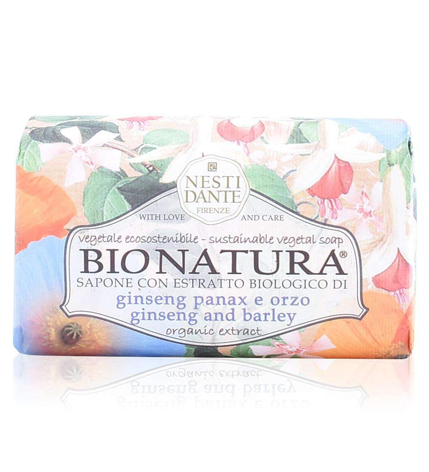 Nesti Dante Bio Natura Ginseng & Barley Sustainable Soap - 8.8oz | Eco-Friendly Luxury Soap for Global Shipping - Buy Online on GoSupps.com