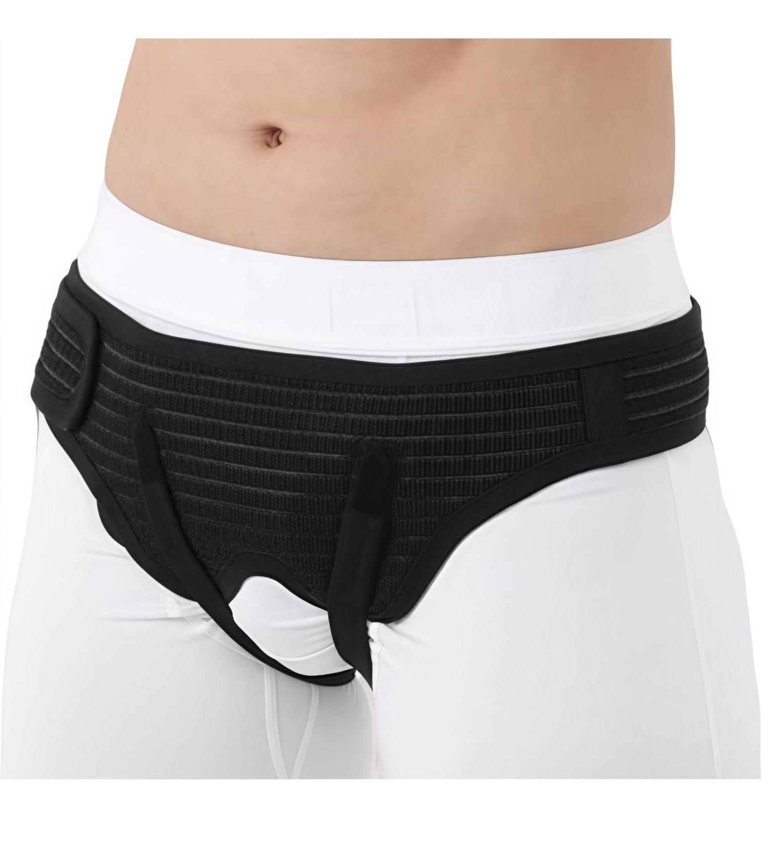 QIFANGHE Hernia Belt For Men Inguinal Hernia Belt For Men Bilateraldouble Inguinal Hernia Inguinal Hernia Support Adjustable Left And Right Hip Protectors With 4 Compression Pads XL - Buy Online on GoSupps.com