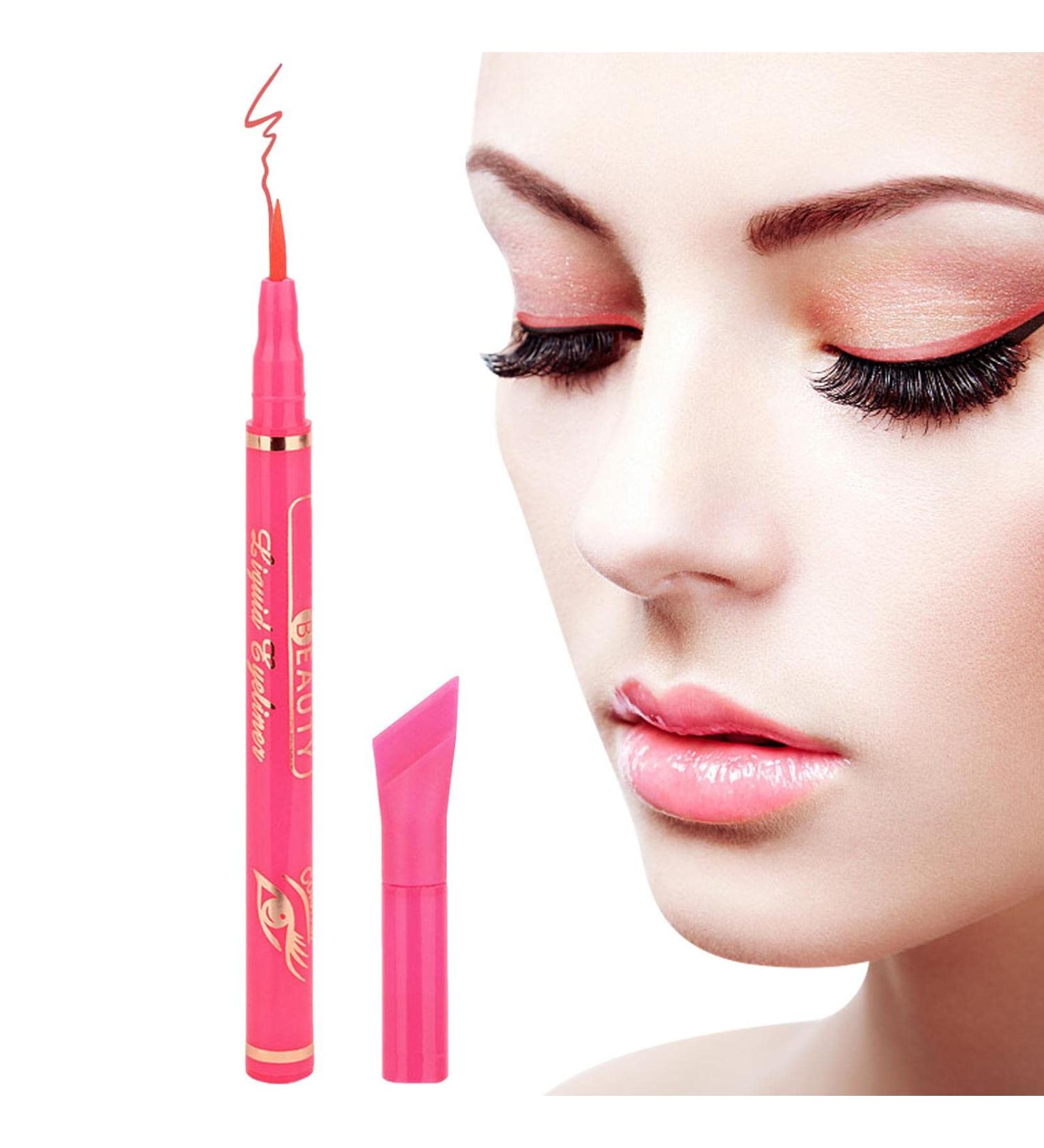 Liquid Eyeliner Waterproof Long-lasting Liner Makeup Pencil for Eye Smudge-proof Eyeliner for Smooth Eye Look on Vacation Daily Outgoing Leisure Time and Dating Fulenyi Wingtail Eyeliner_09# - Buy Online on GoSupps.com