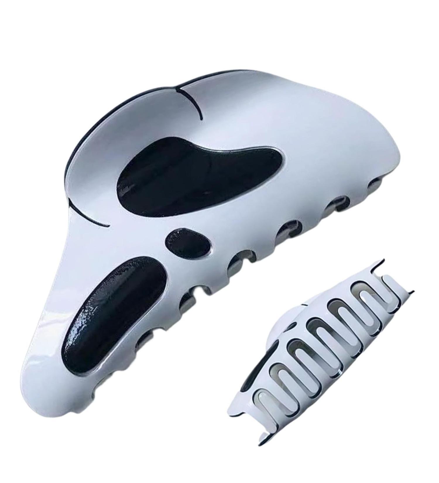 Halloween Hairpin - 1/2PCS Funny Clip Hair Accessories Big Mas-k Ponytail Clip Halloween Hair Clips Scary Hair Claws Clips Ghost Face Hair Claw Clip Women Halloween Hairpin Gifts - Buy Online on GoSupps.com