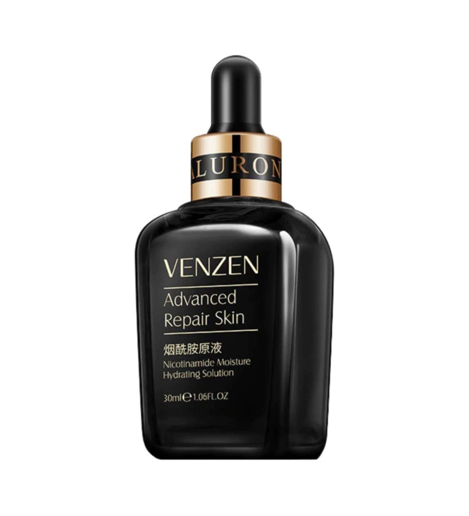 VENZEN Natural Organic Advanced Repair Skin Hyaluronic Solution 30ml | Hydrating Nicotinamide & Oligopeptide - International Shipping Available - Buy Online on GoSupps.com