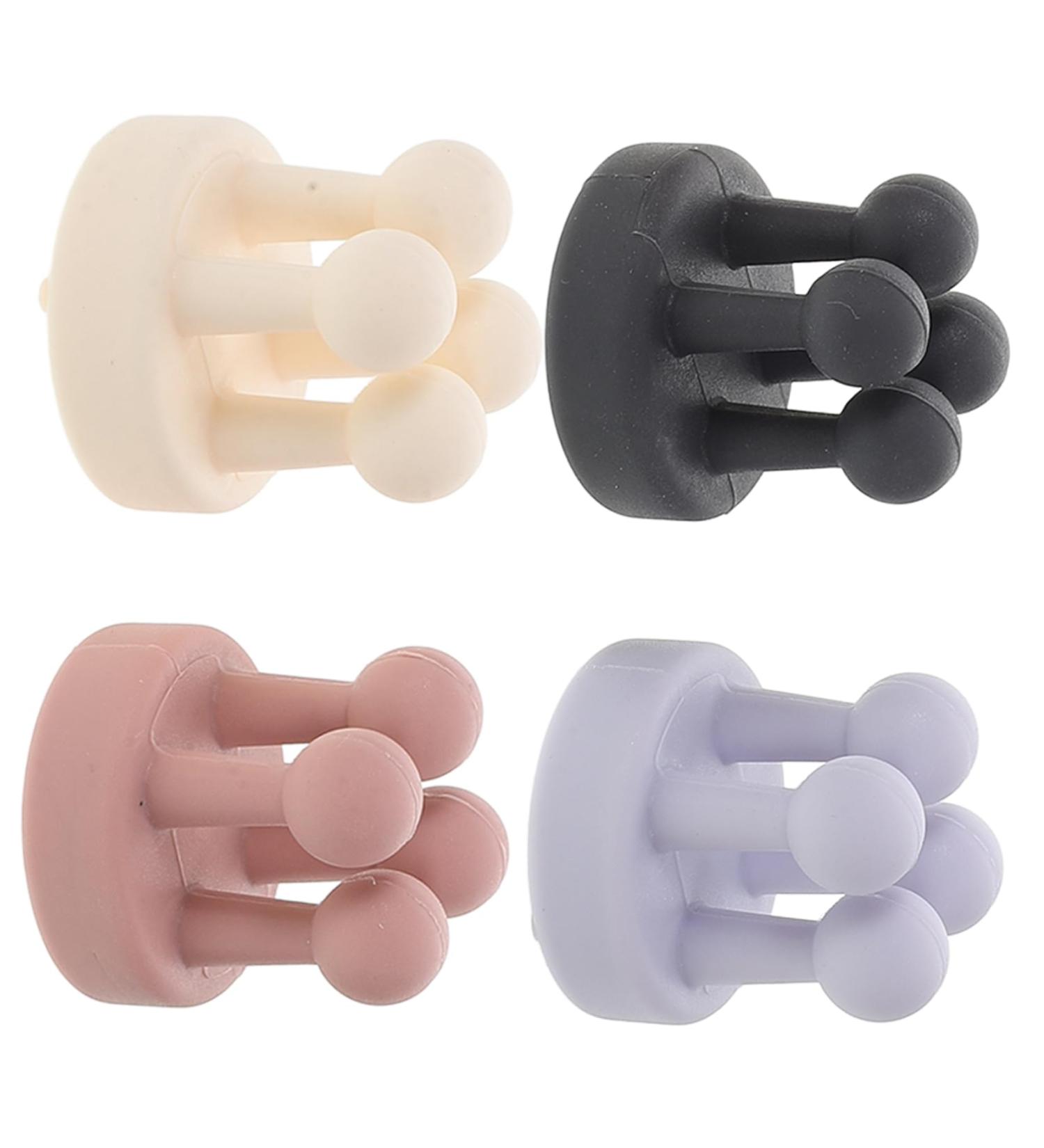 FOYTOKI 4pcs Nail- Seamless Hook Towel Hook Hanging Hooks Modern Wall Hooks Bathroom Hooks - Buy Online on GoSupps.com