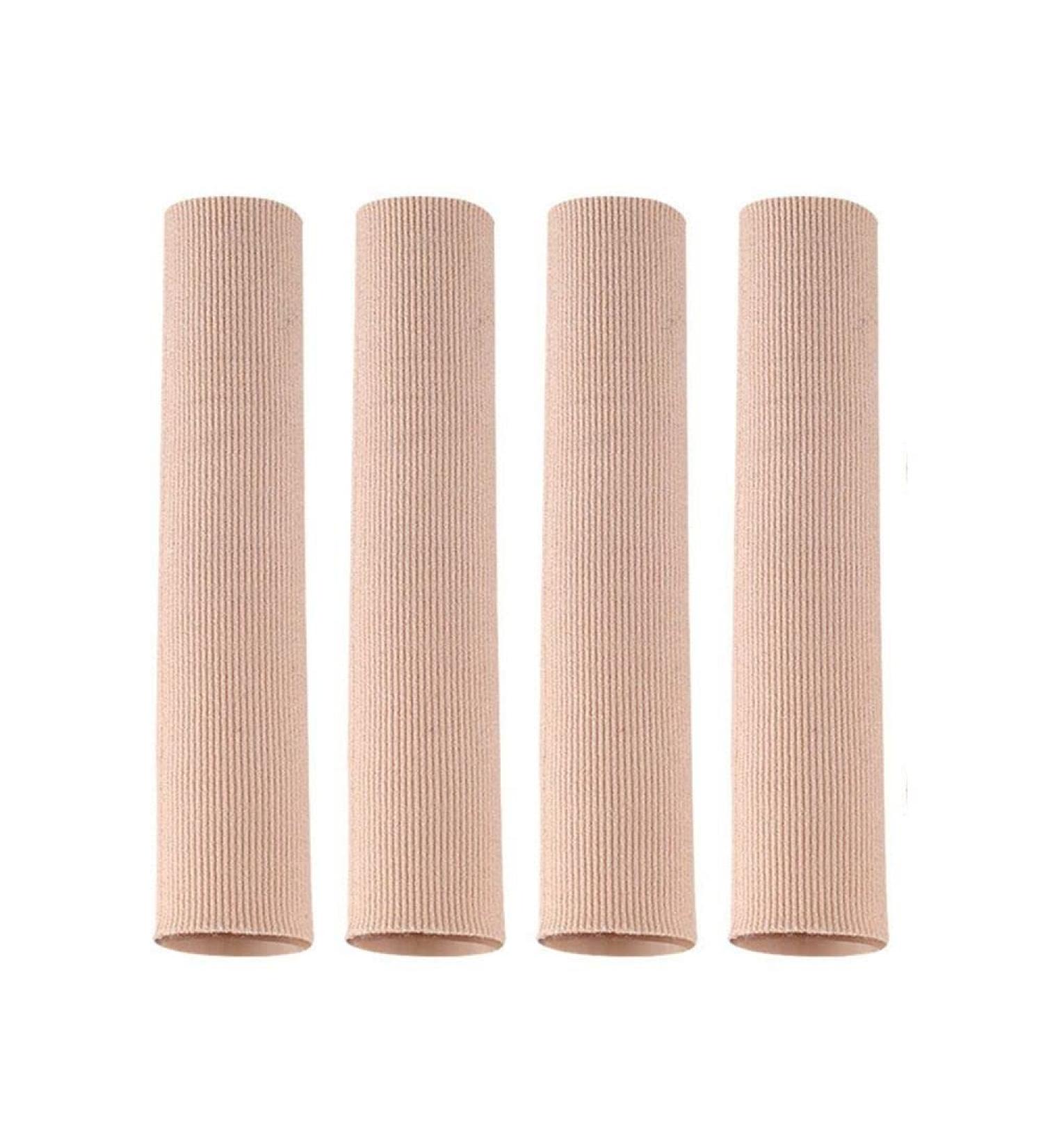 4pc GoFidin Toe Tubes - Scalable Fiber Silicone Sleeves for Foot Pain Relief - Buy Online on GoSupps.com